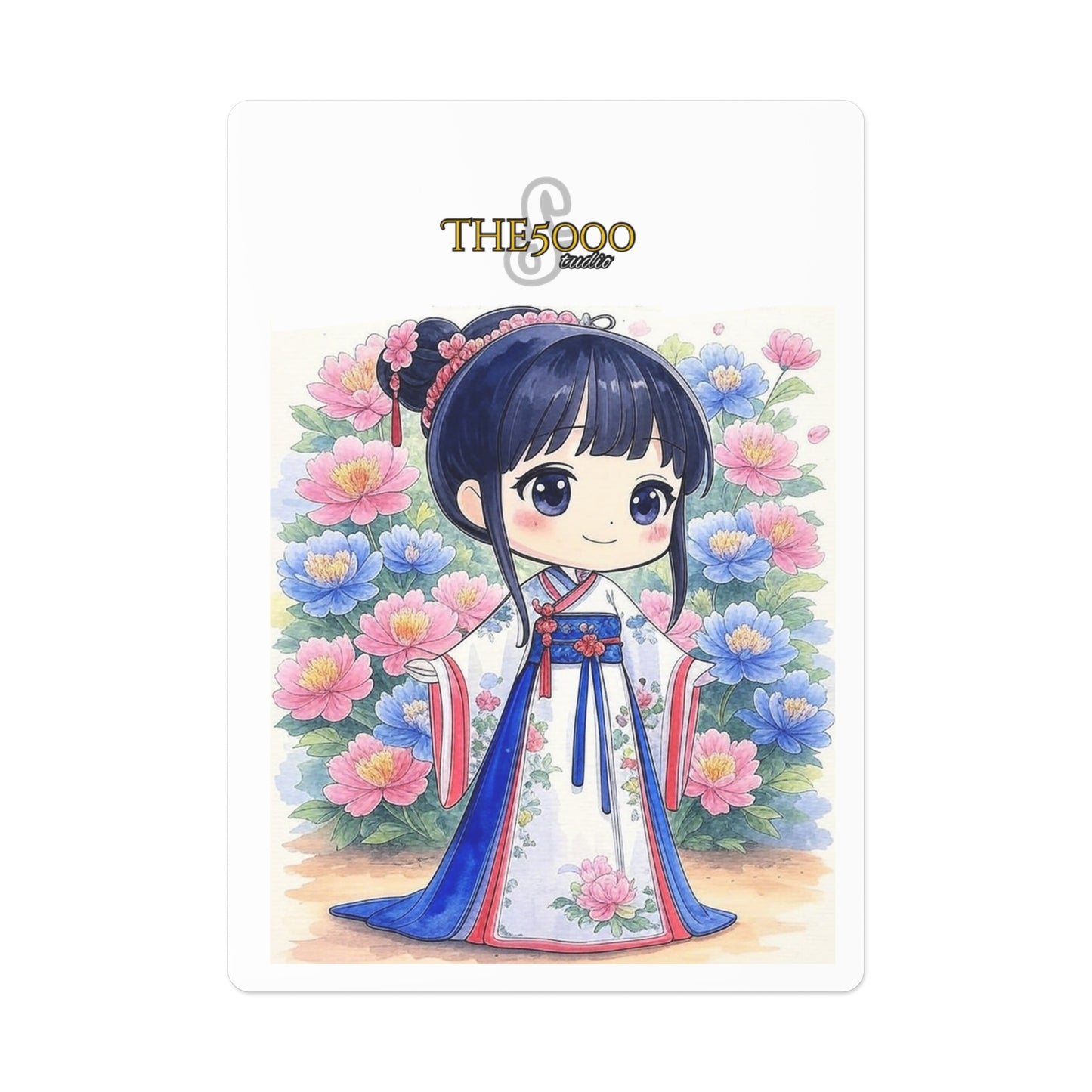 Charming Poker Card Set - Noblewoman of Tang, Gift for Gamers, Game Night Essentials, Card Table Decor, Unique Collectibles