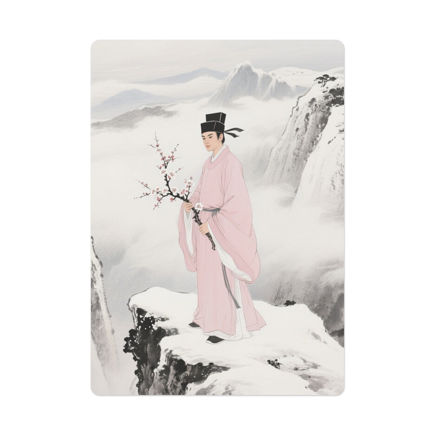 Winter Gentlemen Poker Cards Set, Unique Game Night Gift, Playing Cards for Poker Lovers, Casino Night Decor, Collectible Card Games