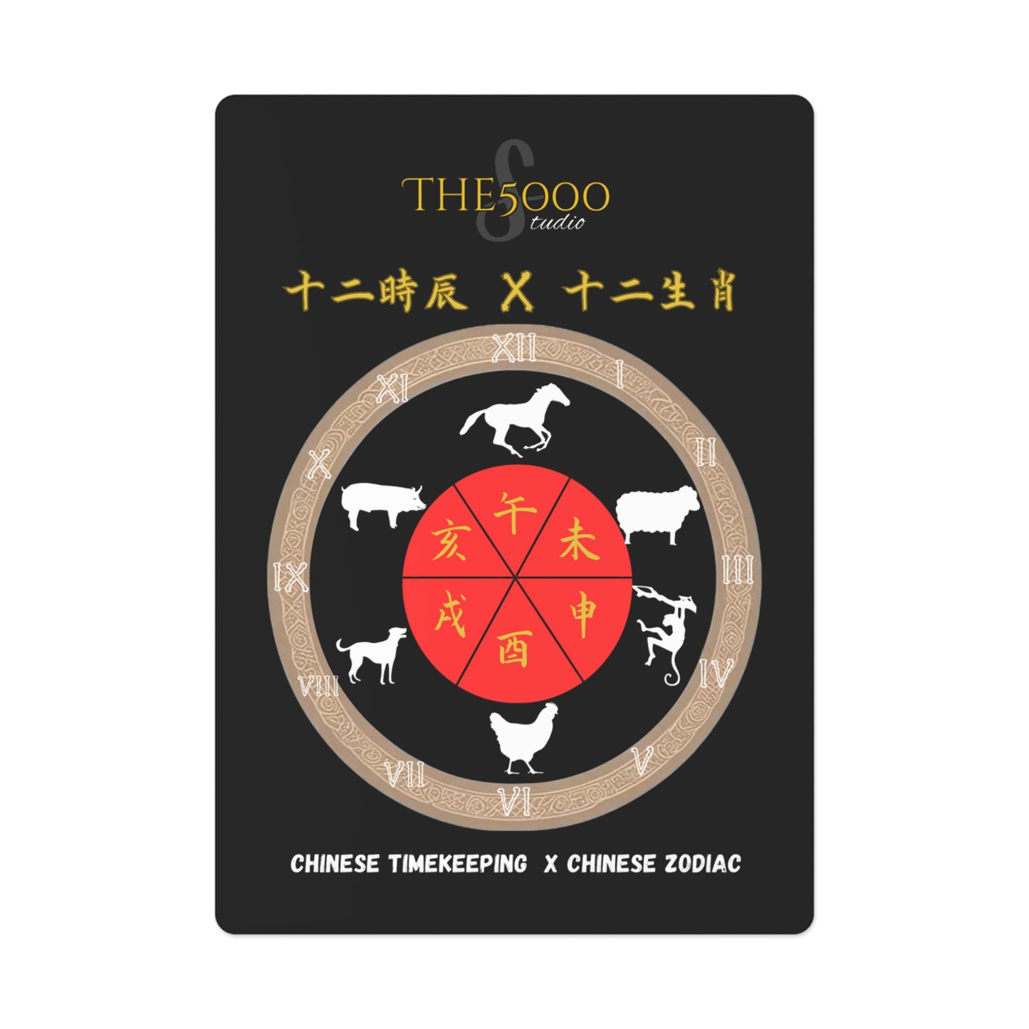 Custom Poker Cards with Zodiac Design - Perfect for Game Nights and Celebrations