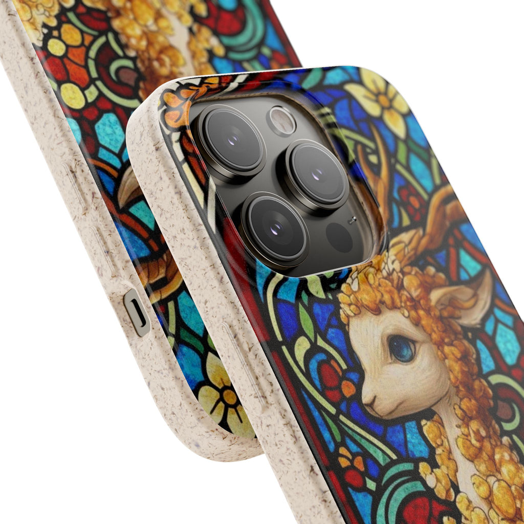 Special MOUMONS001 stained glass Biodegradable Phone Case