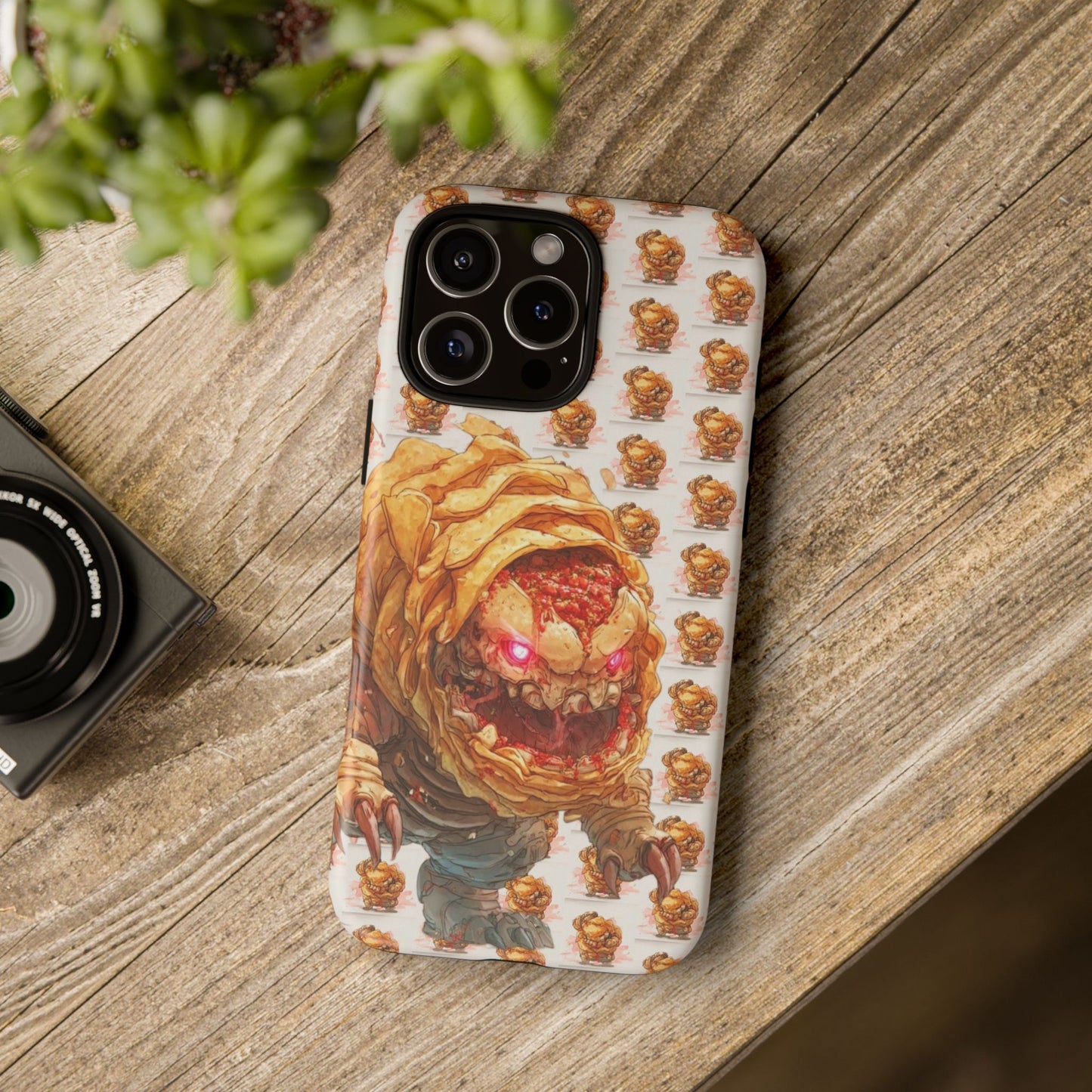 MOUMONS007 Phone Case — Durable Protective iPhone Cover with Creepy Art