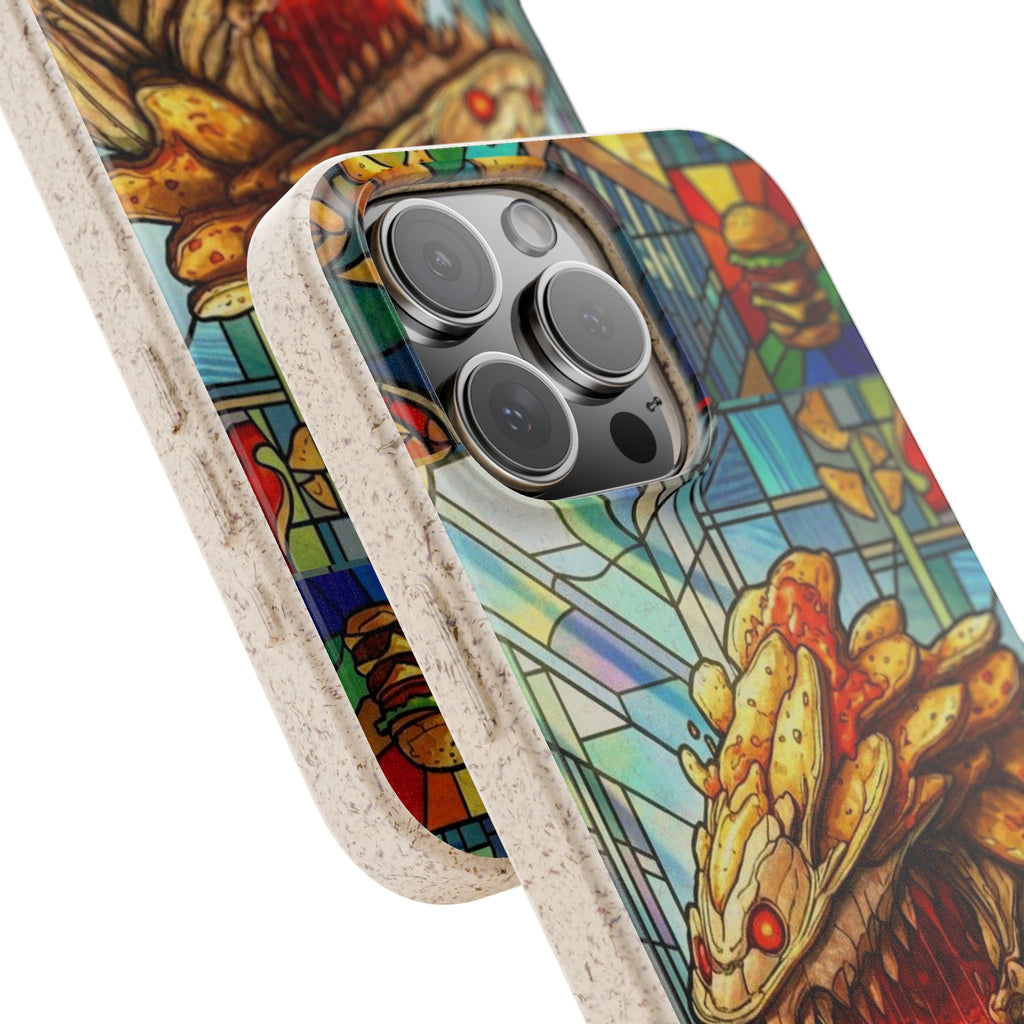 Special MOUMONS006 stained glass Biodegradable Phone Case