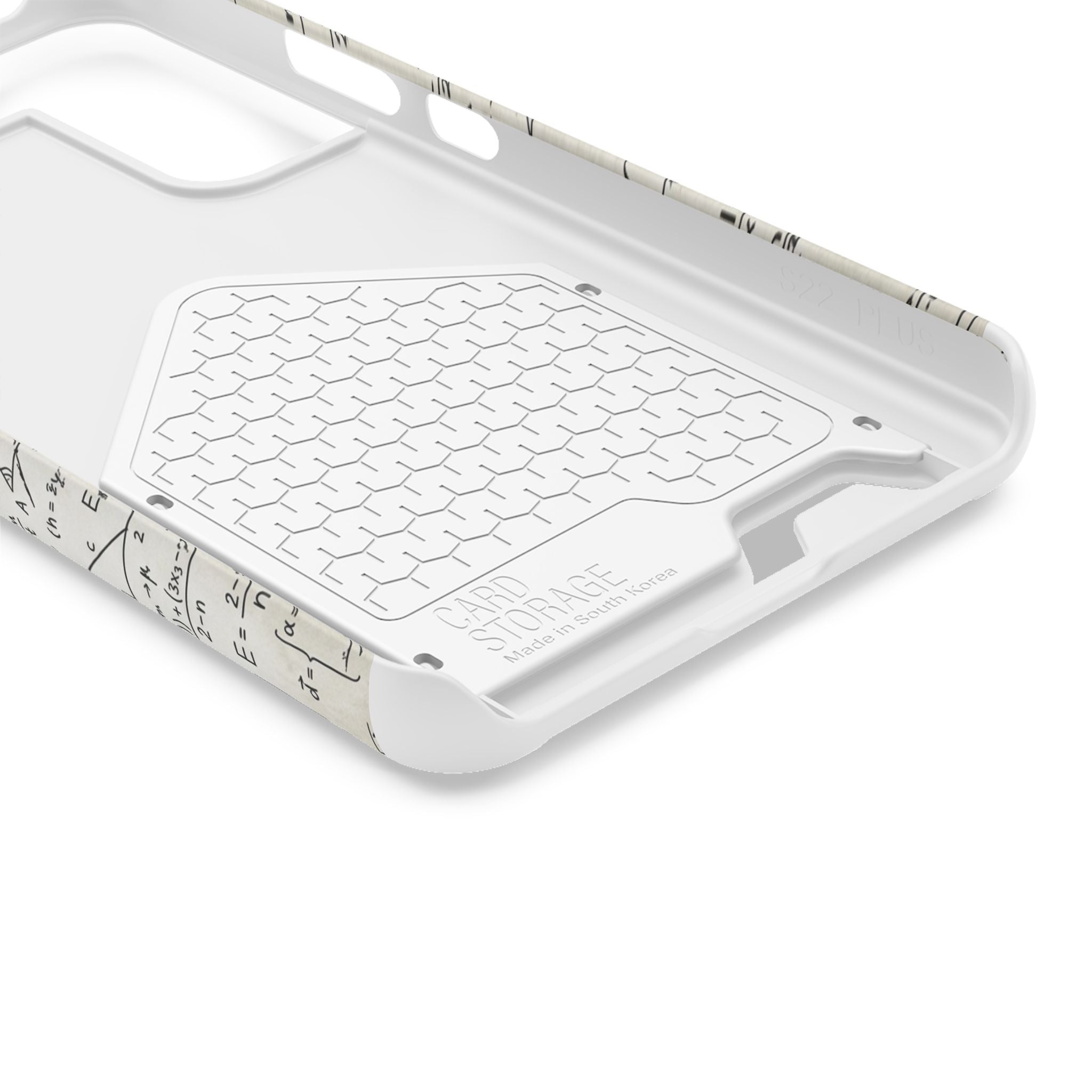 A001 Math Formula Phone Card Case — Scientific Equations Card Holder Phone Case