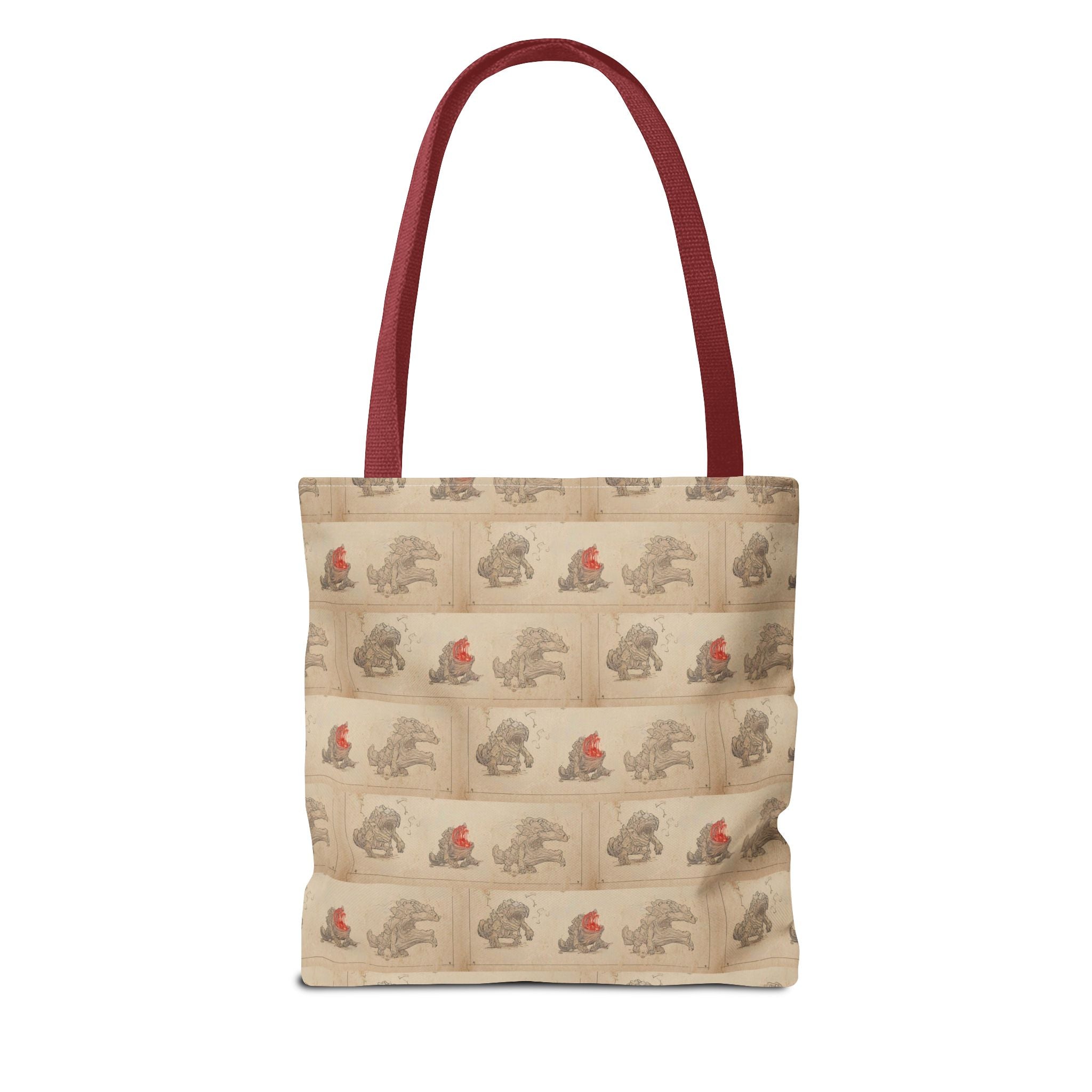 MOUMONS006 Tote Bag — Cute Retro Dog Shopper