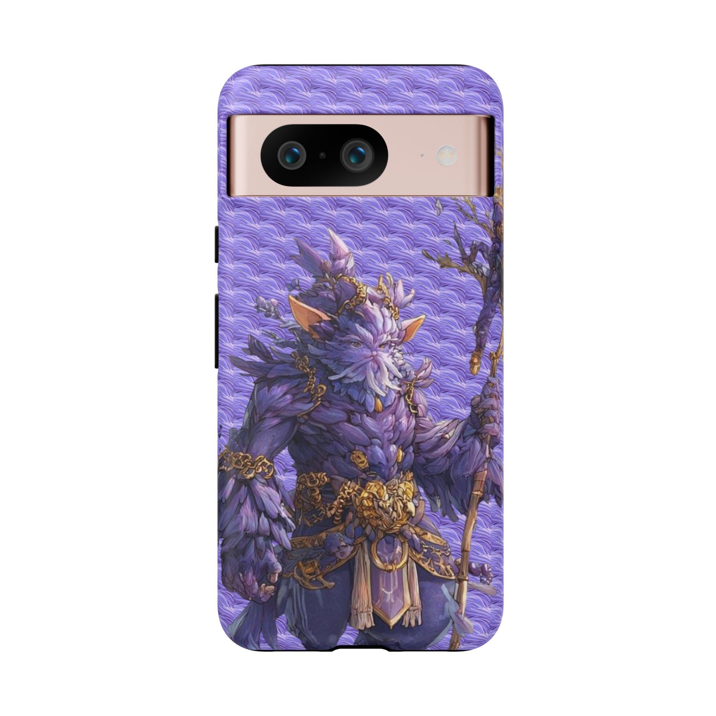 MOUMONS004 Purple Fantasy Warrior Phone Case – "Smoothie Waguizi" Art Protective Cover