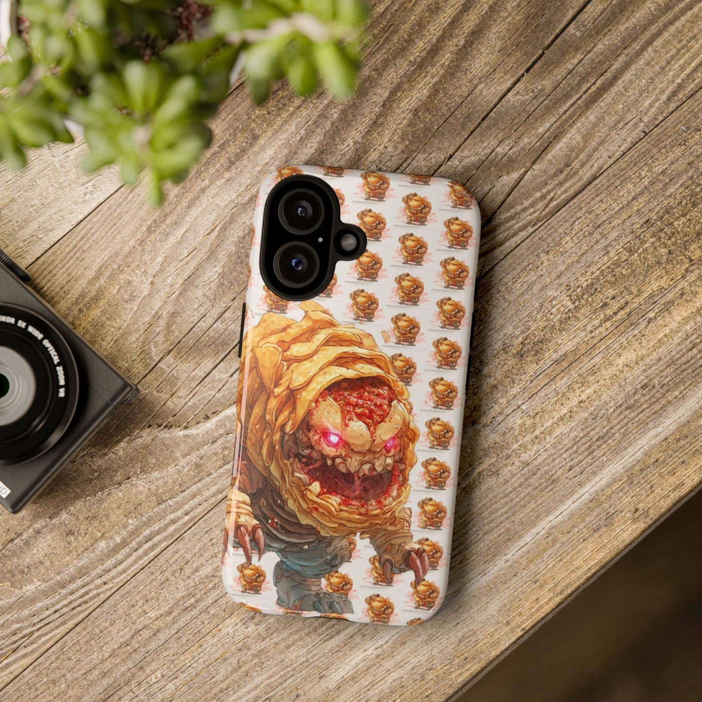 MOUMONS007 Phone Case — Durable Protective iPhone Cover with Creepy Art