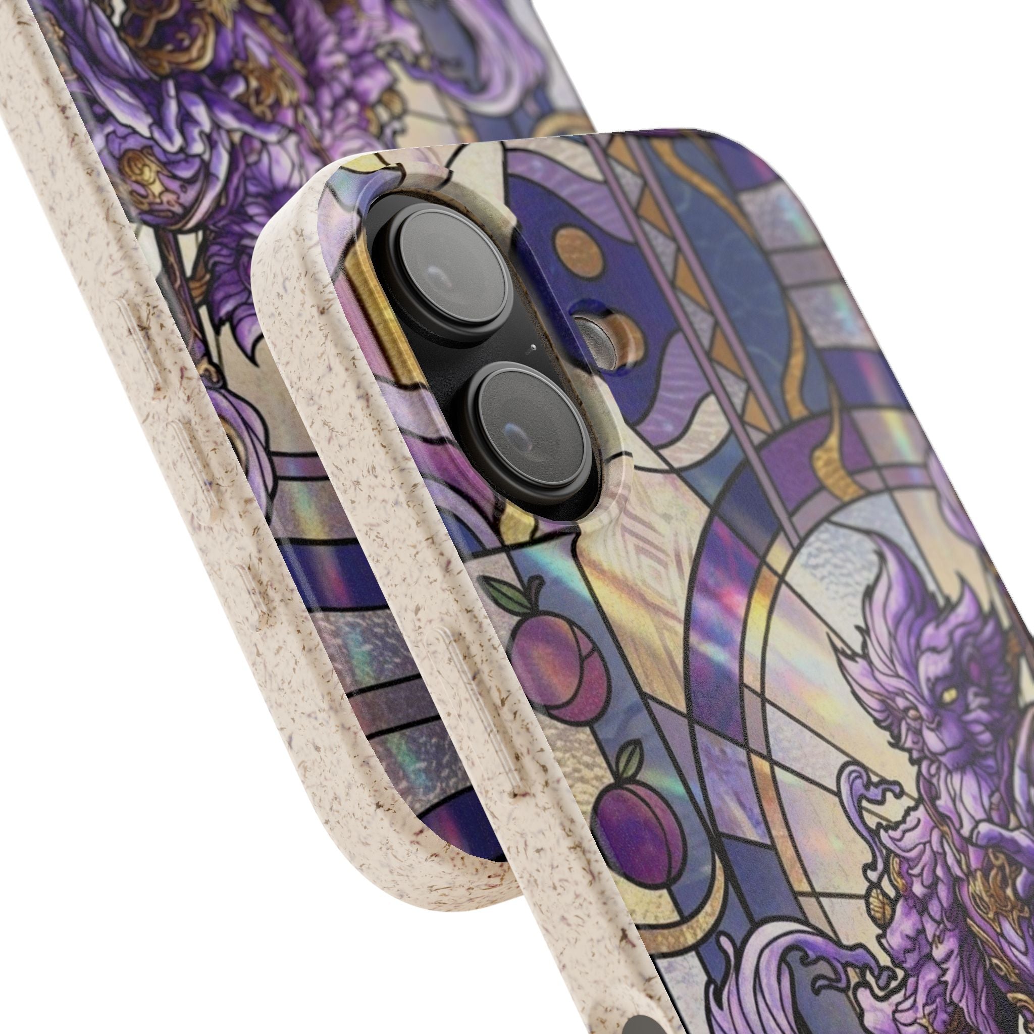 Special MOUMONS003 stained glass Biodegradable Phone Case