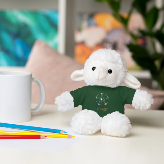 Five Elements X Stuffed Animal Tee Bear, Cuddly Plush Toy with T-Shirt, Cute Gift for Kids, Birthday, Baby Shower, Soft Toy with Message