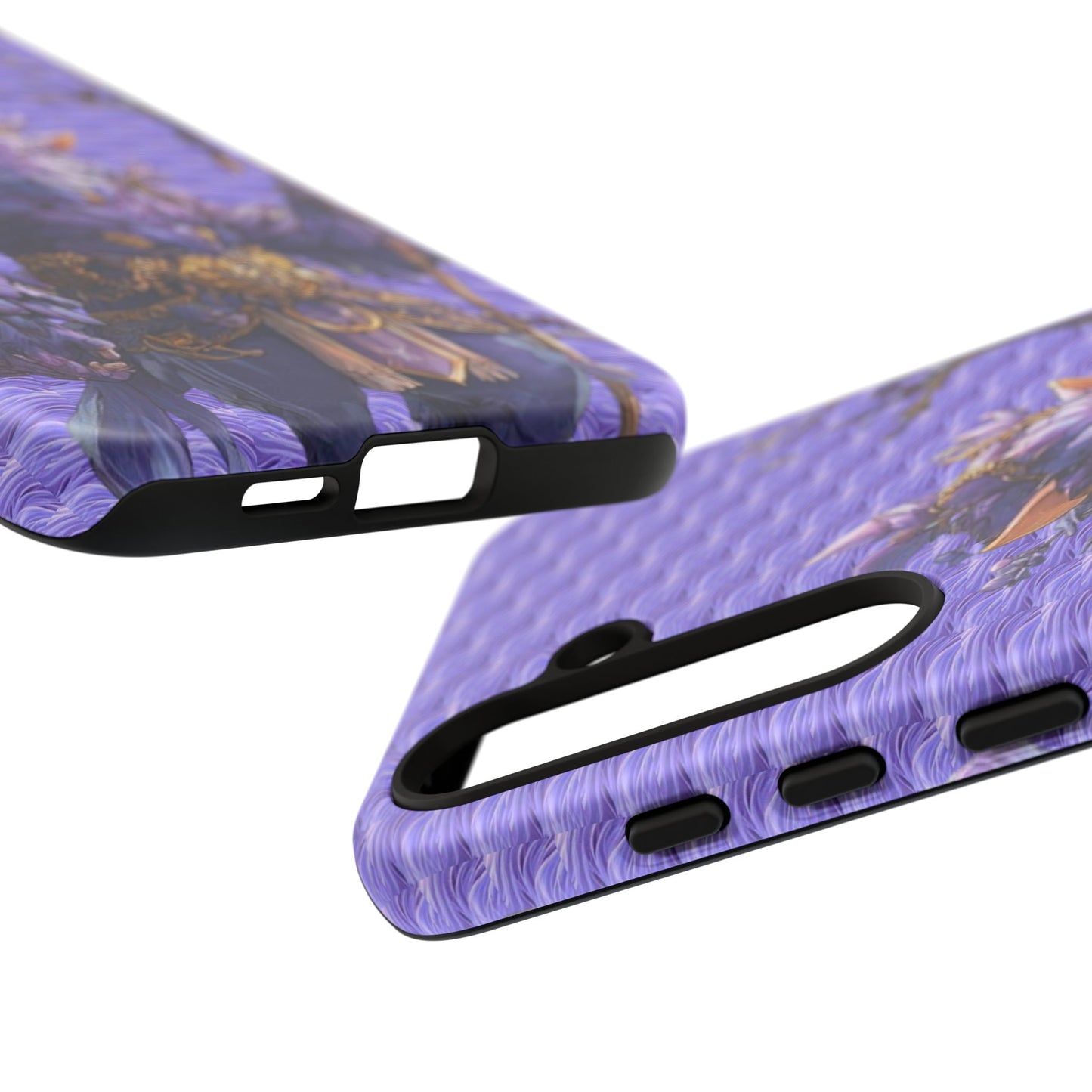 MOUMONS004 Purple Fantasy Warrior Phone Case – "Smoothie Waguizi" Art Protective Cover