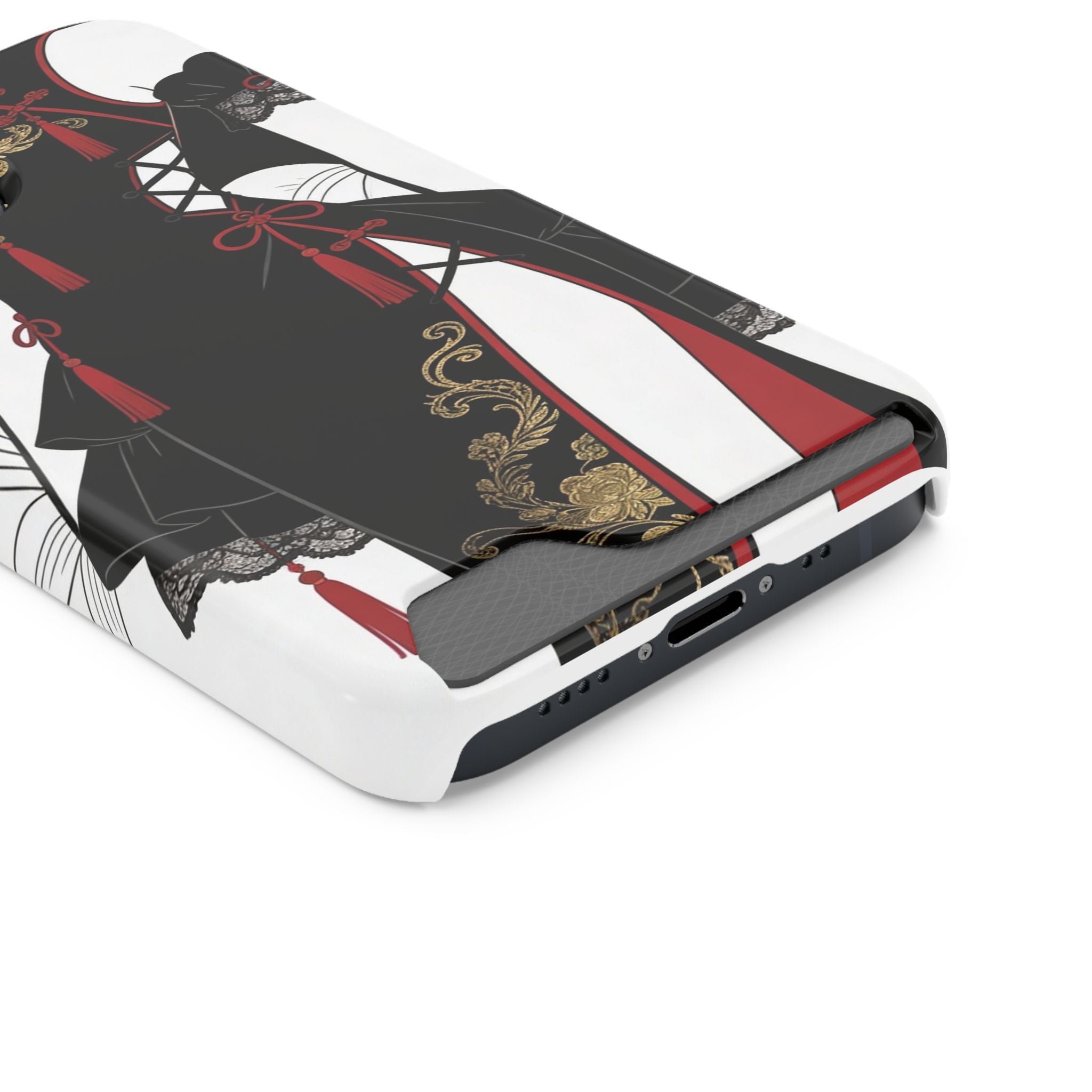 A002 Chinese Traditional Fashion Phone Case with Card Holder