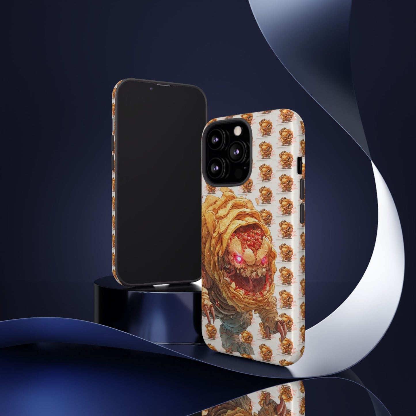 MOUMONS007 Phone Case — Durable Protective iPhone Cover with Creepy Art