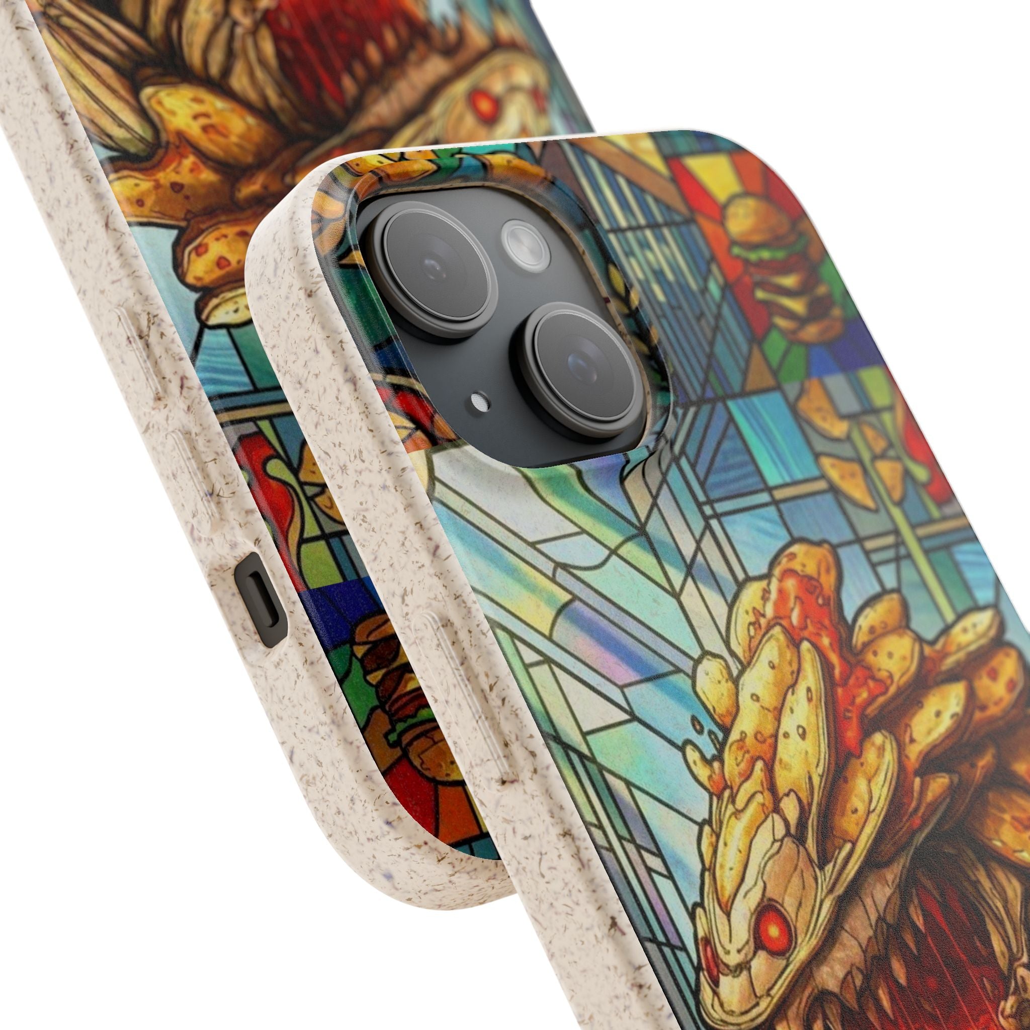 Special MOUMONS006 stained glass Biodegradable Phone Case