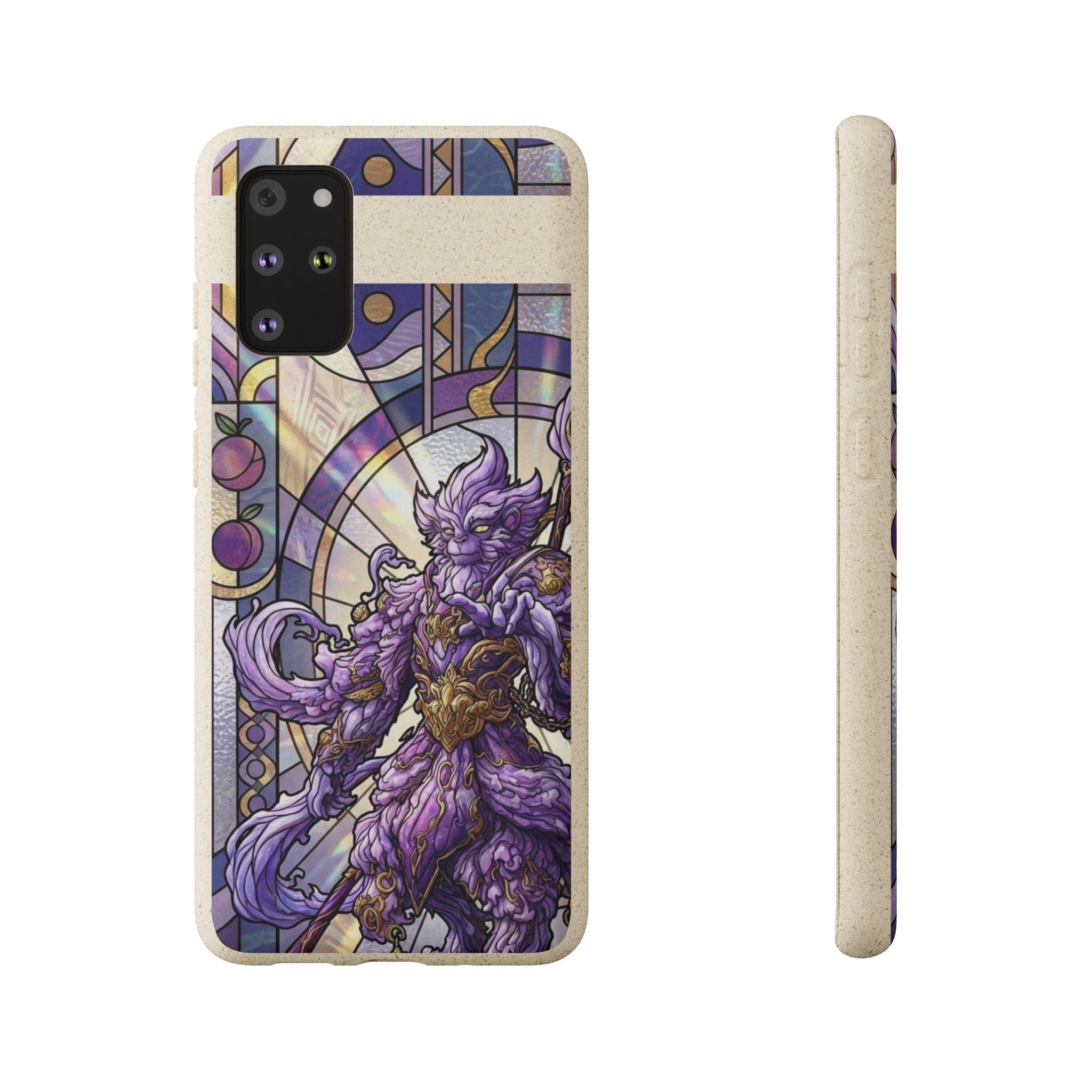 Special MOUMONS003 stained glass Biodegradable Phone Case
