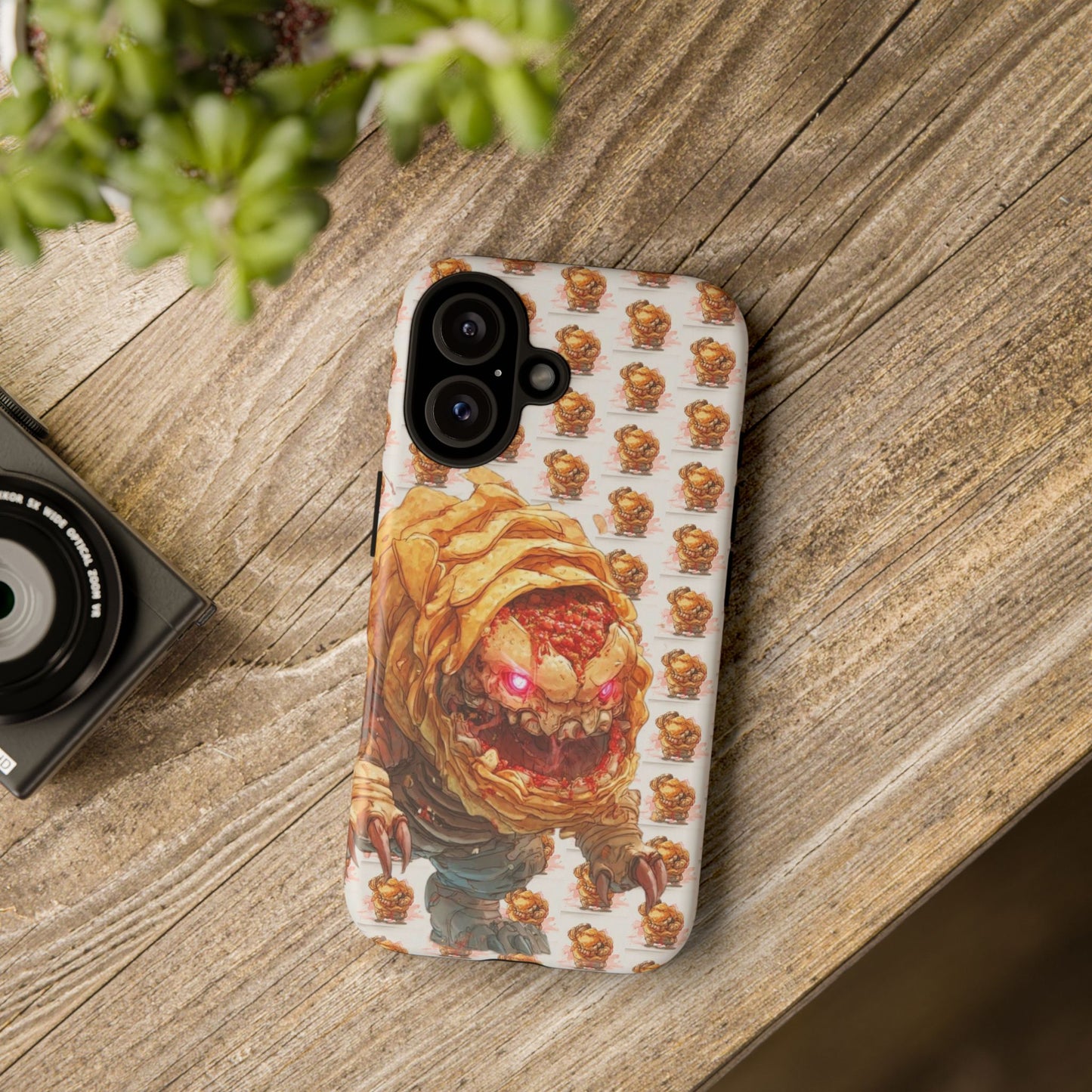 MOUMONS007 Phone Case — Durable Protective iPhone Cover with Creepy Art