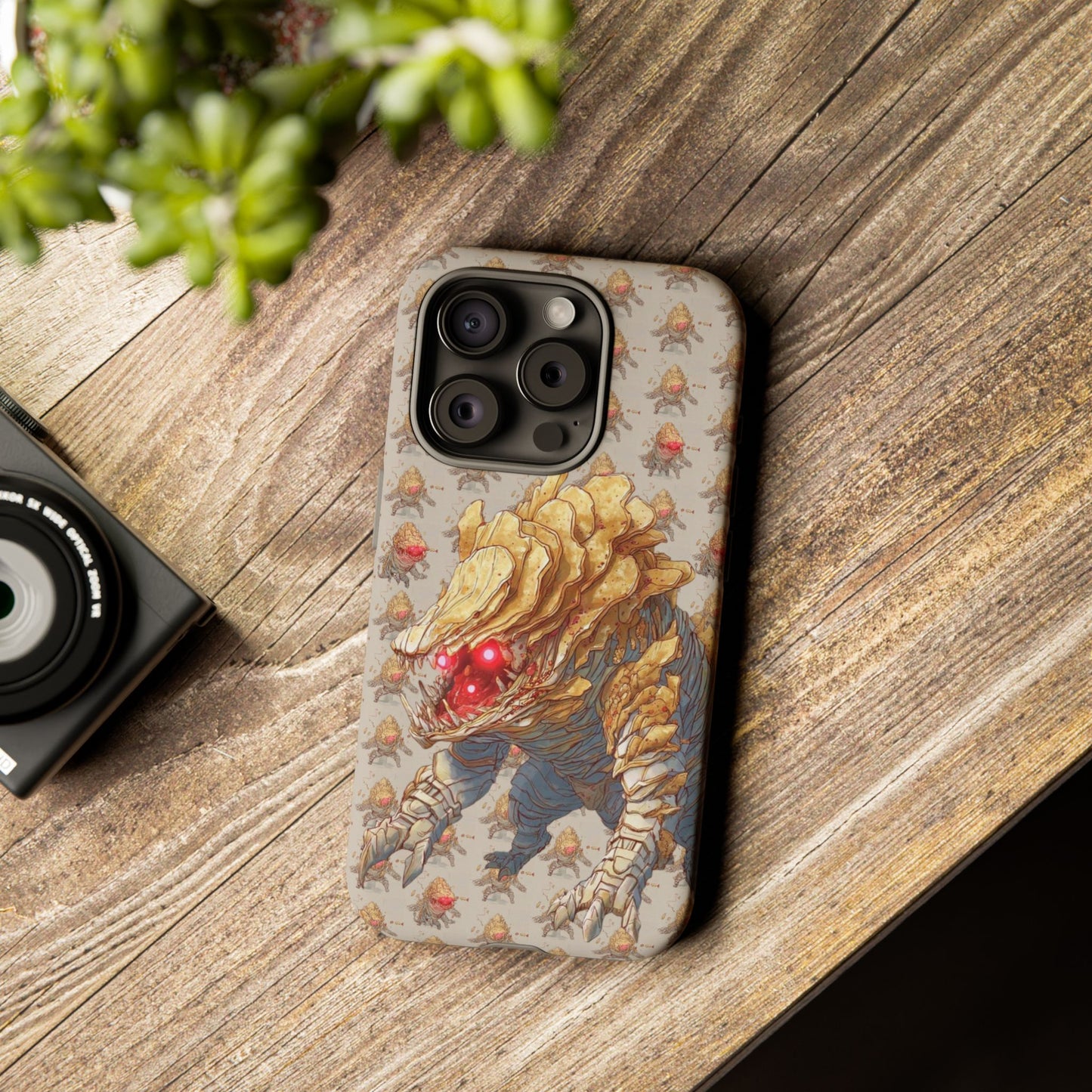 MOUMONS008 Phone Case — Gaming Beast with Red Eyes