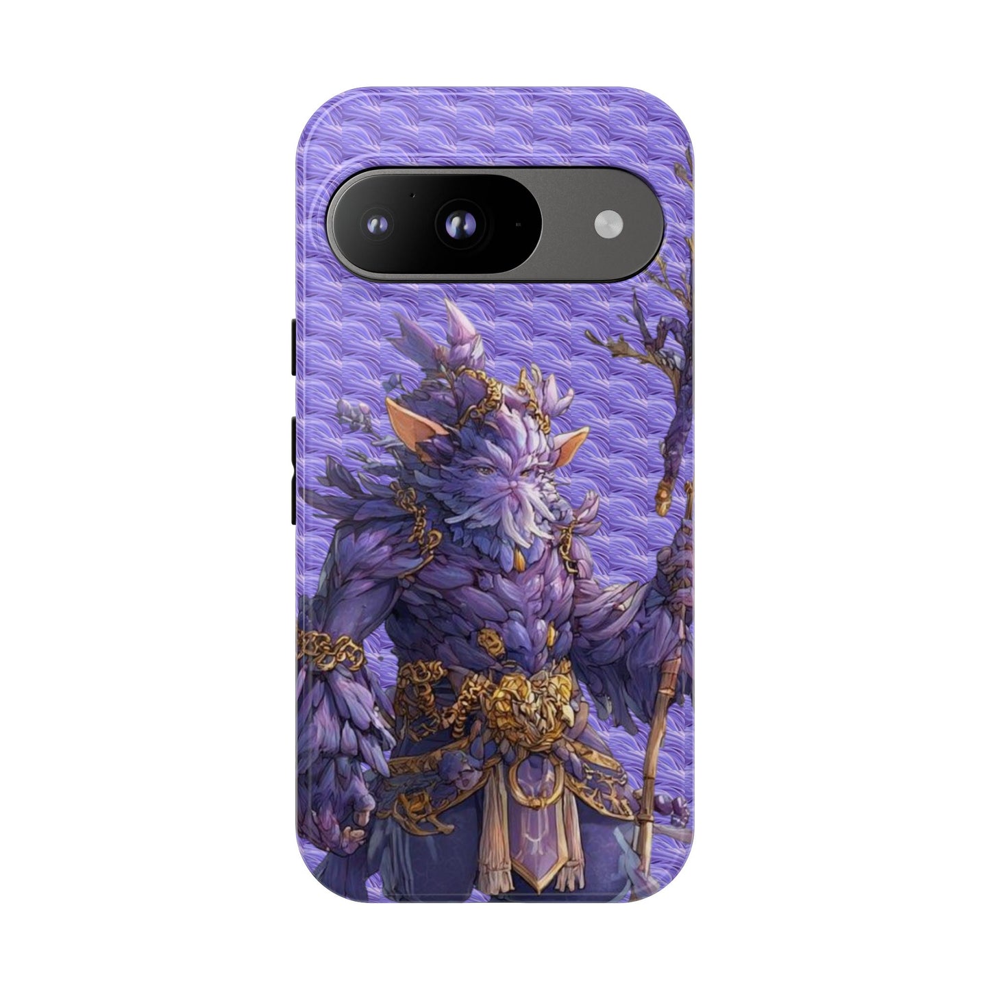 MOUMONS004 Purple Fantasy Warrior Phone Case – "Smoothie Waguizi" Art Protective Cover