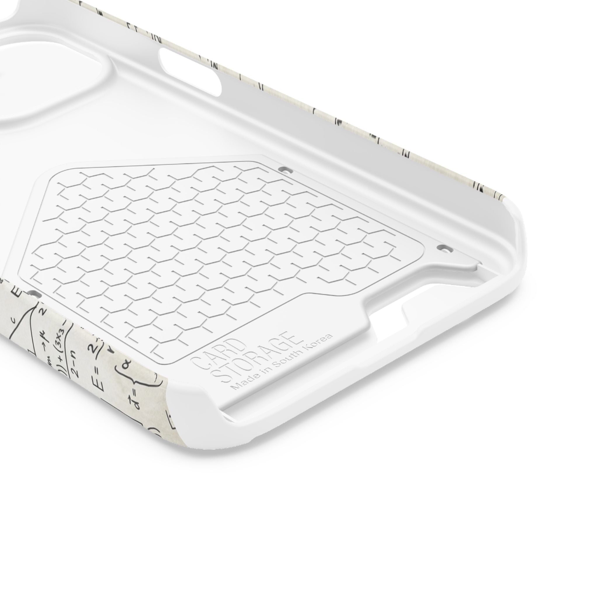 A001 Math Formula Phone Card Case — Scientific Equations Card Holder Phone Case