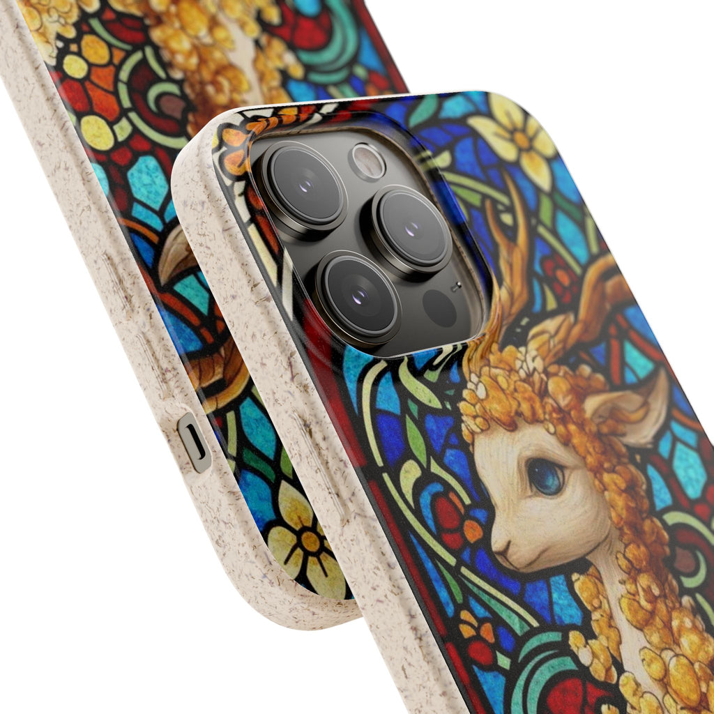 Special MOUMONS001 stained glass Biodegradable Phone Case