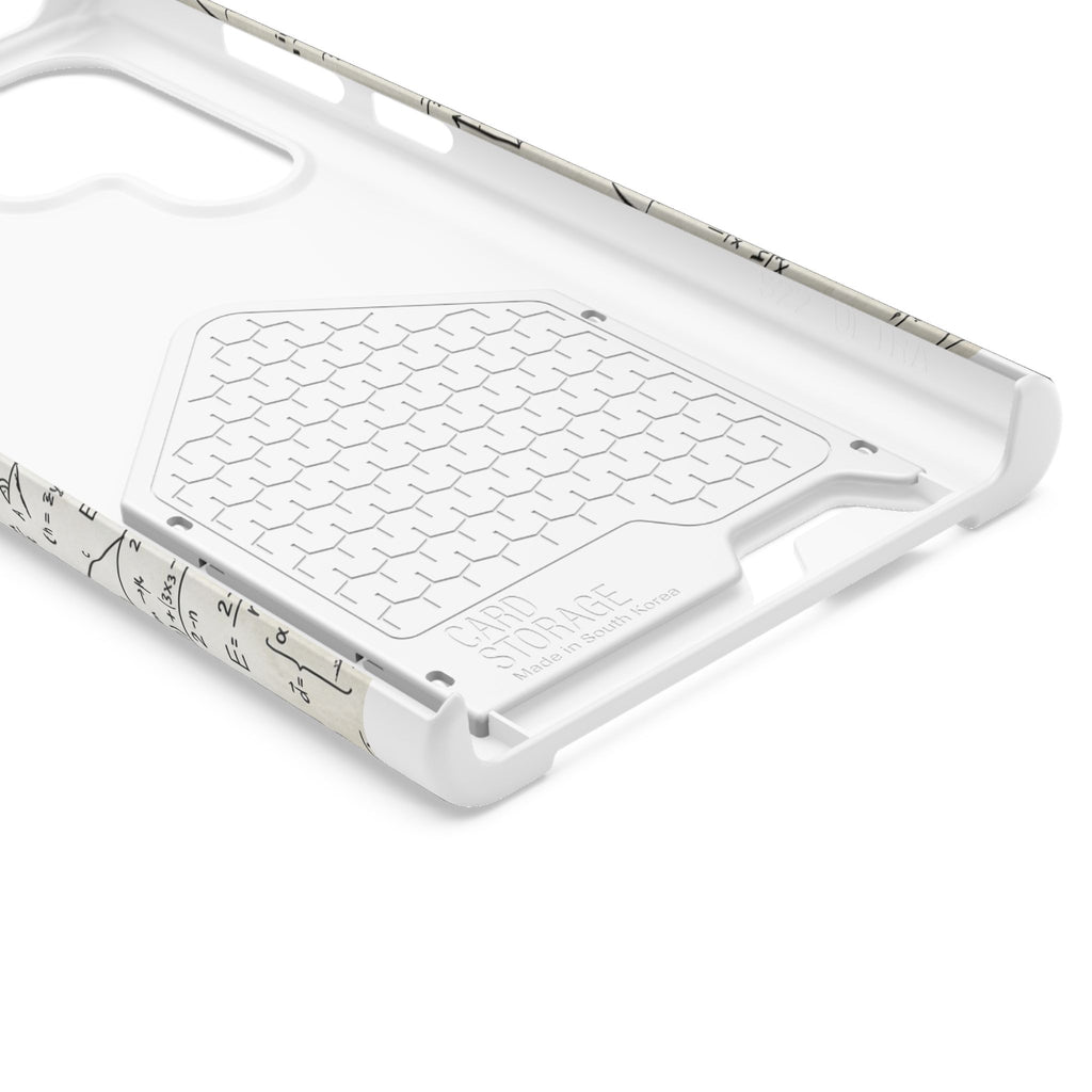 A001 Math Formula Phone Card Case — Scientific Equations Card Holder Phone Case