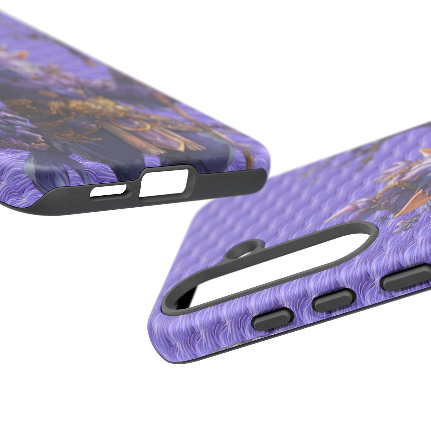 MOUMONS004 Purple Fantasy Warrior Phone Case – "Smoothie Waguizi" Art Protective Cover