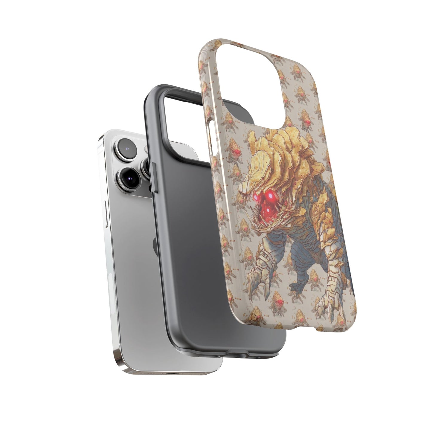 MOUMONS008 Phone Case — Gaming Beast with Red Eyes