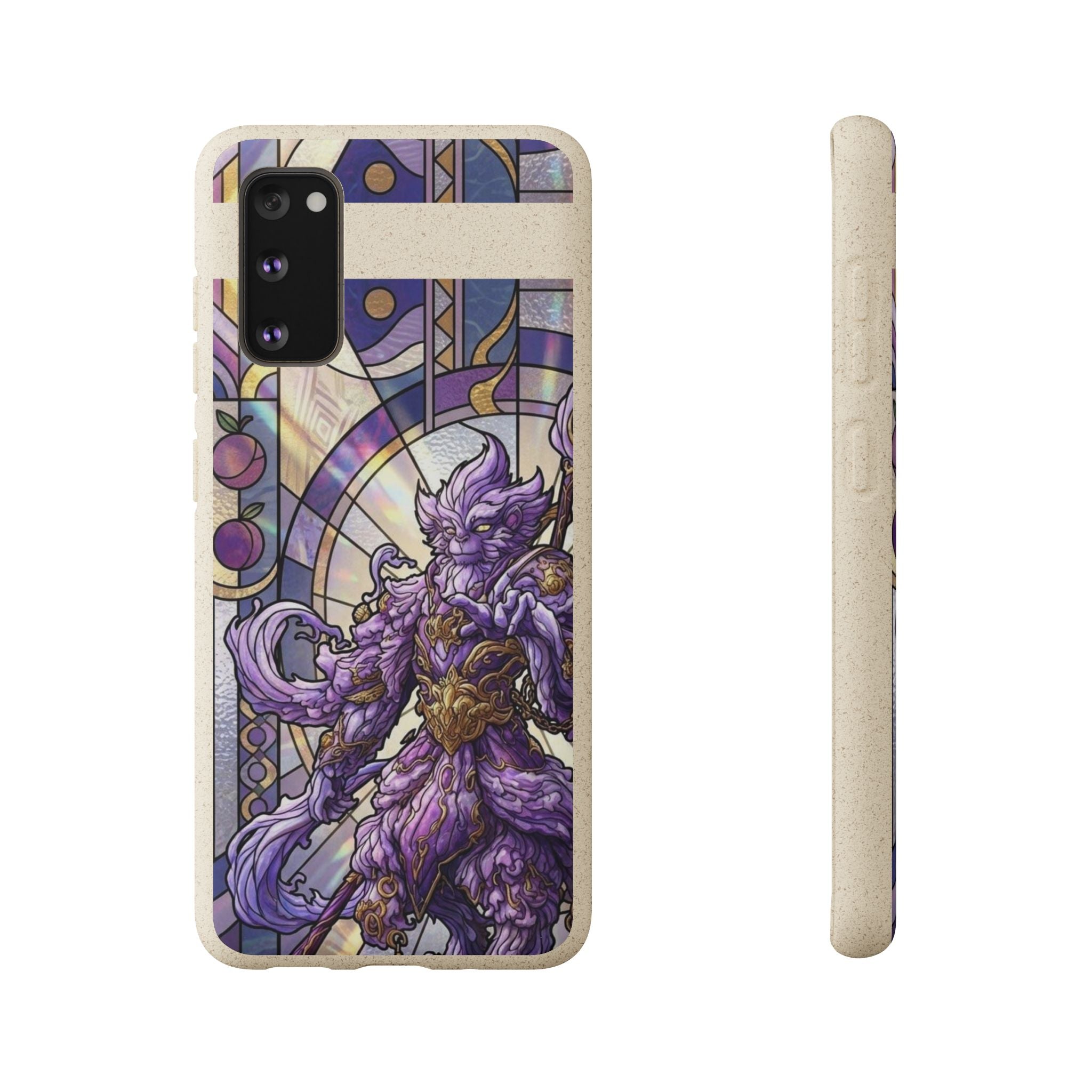 Special MOUMONS003 stained glass Biodegradable Phone Case