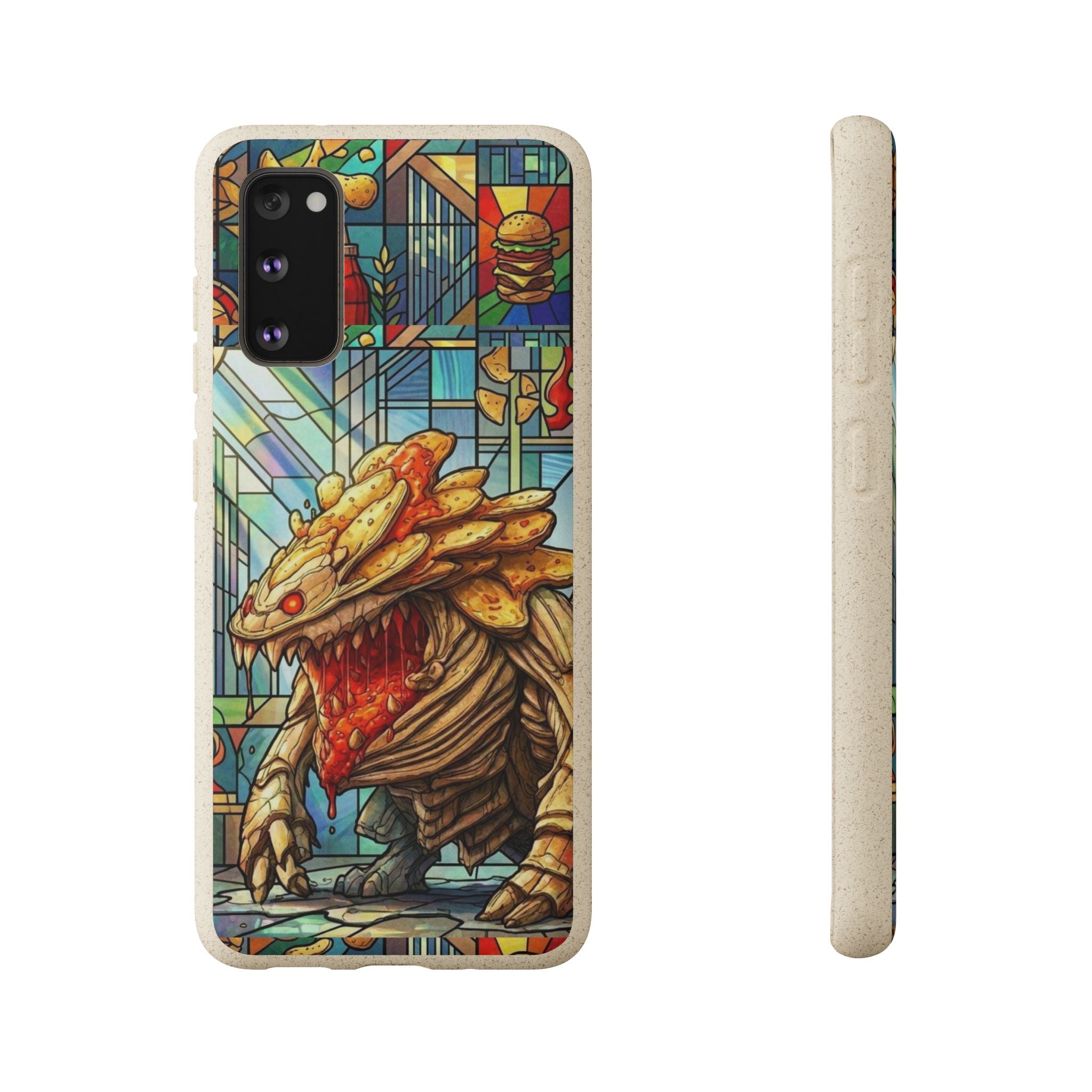 Special MOUMONS006 stained glass Biodegradable Phone Case