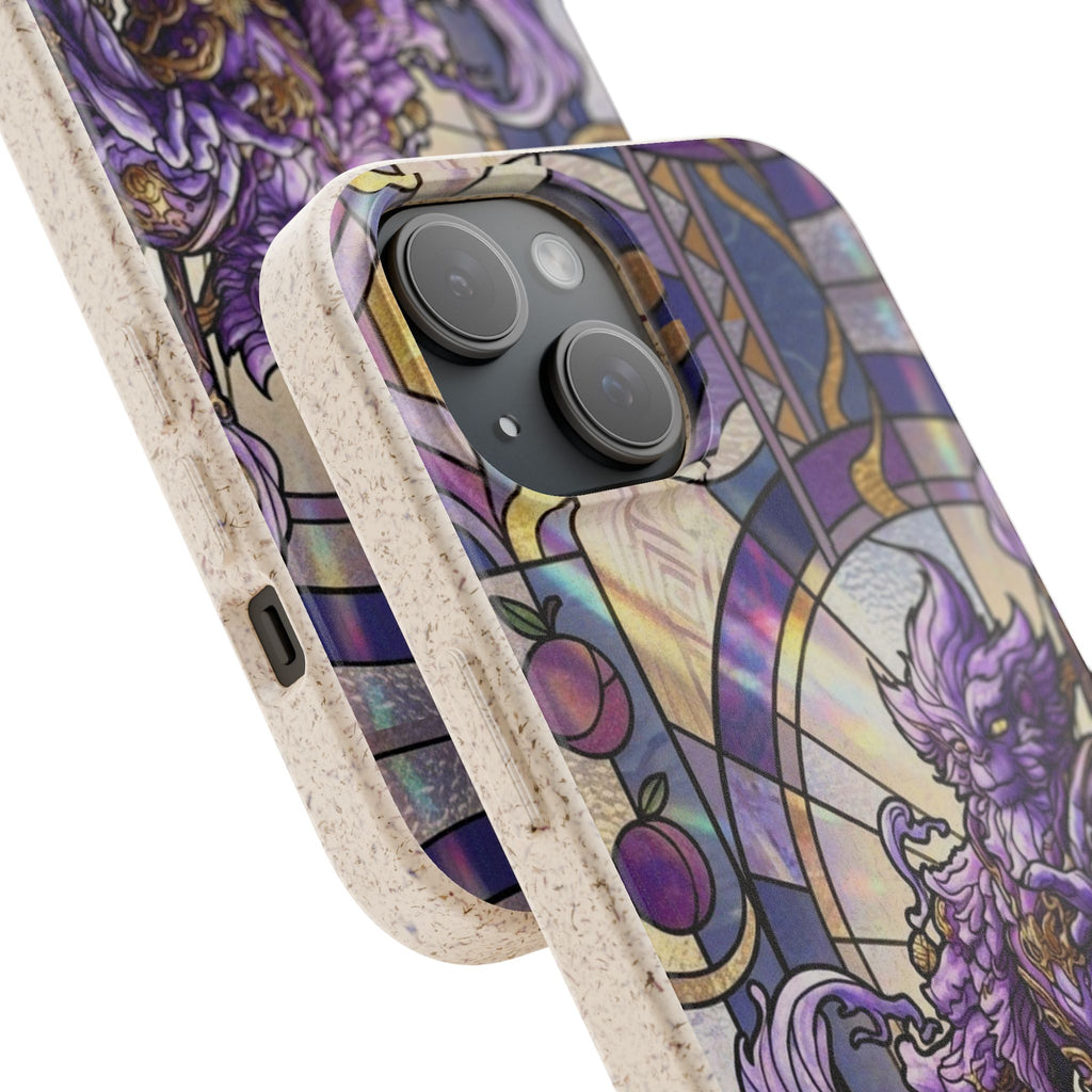 Special MOUMONS003 stained glass Biodegradable Phone Case