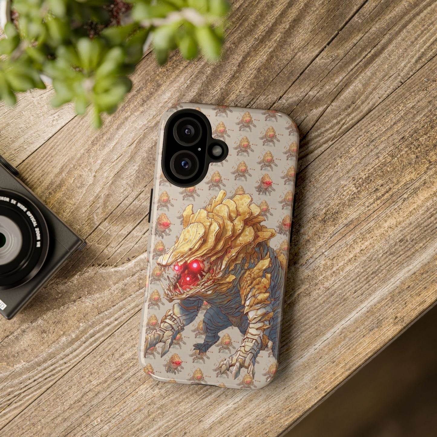 MOUMONS008 Phone Case — Gaming Beast with Red Eyes