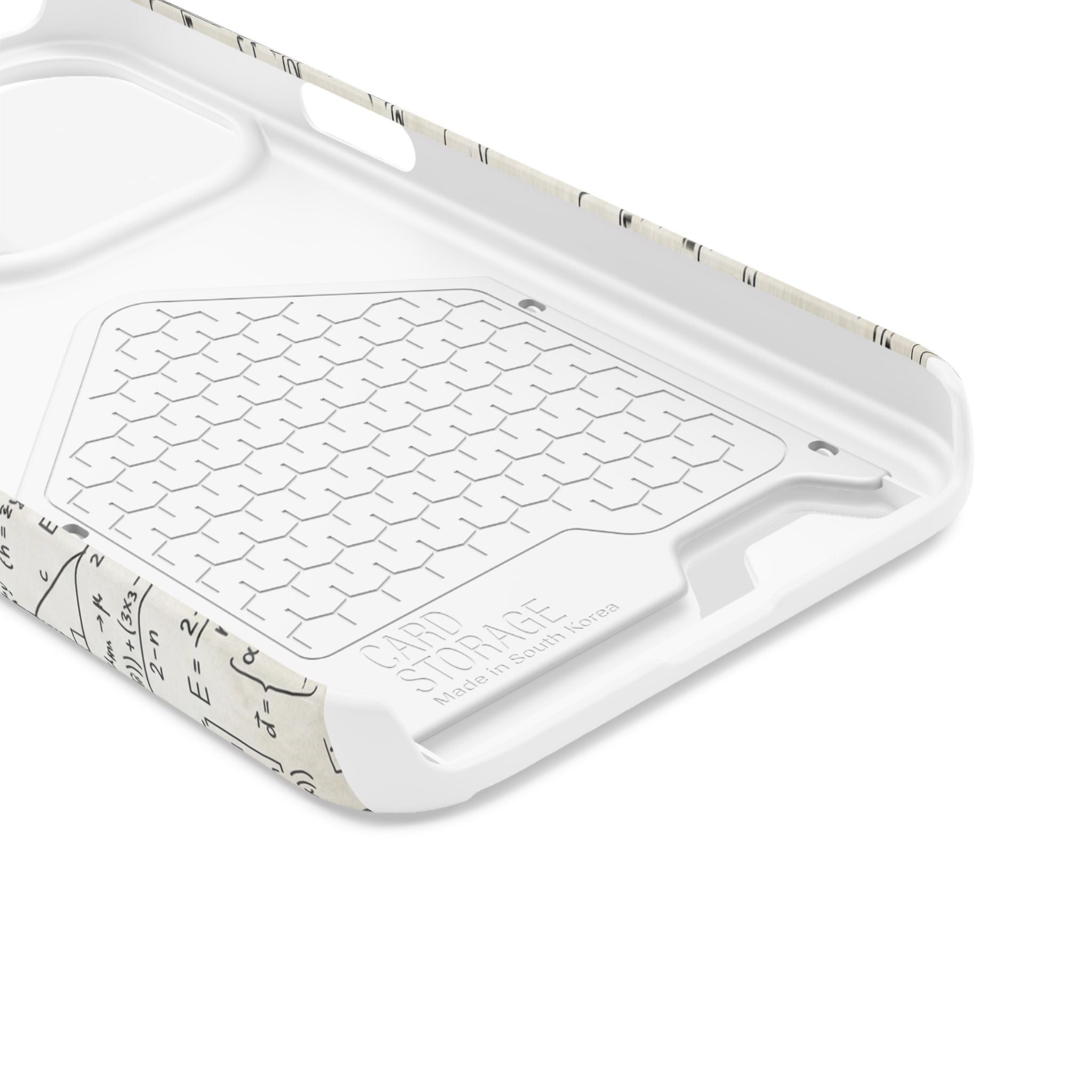 A001 Math Formula Phone Card Case — Scientific Equations Card Holder Phone Case