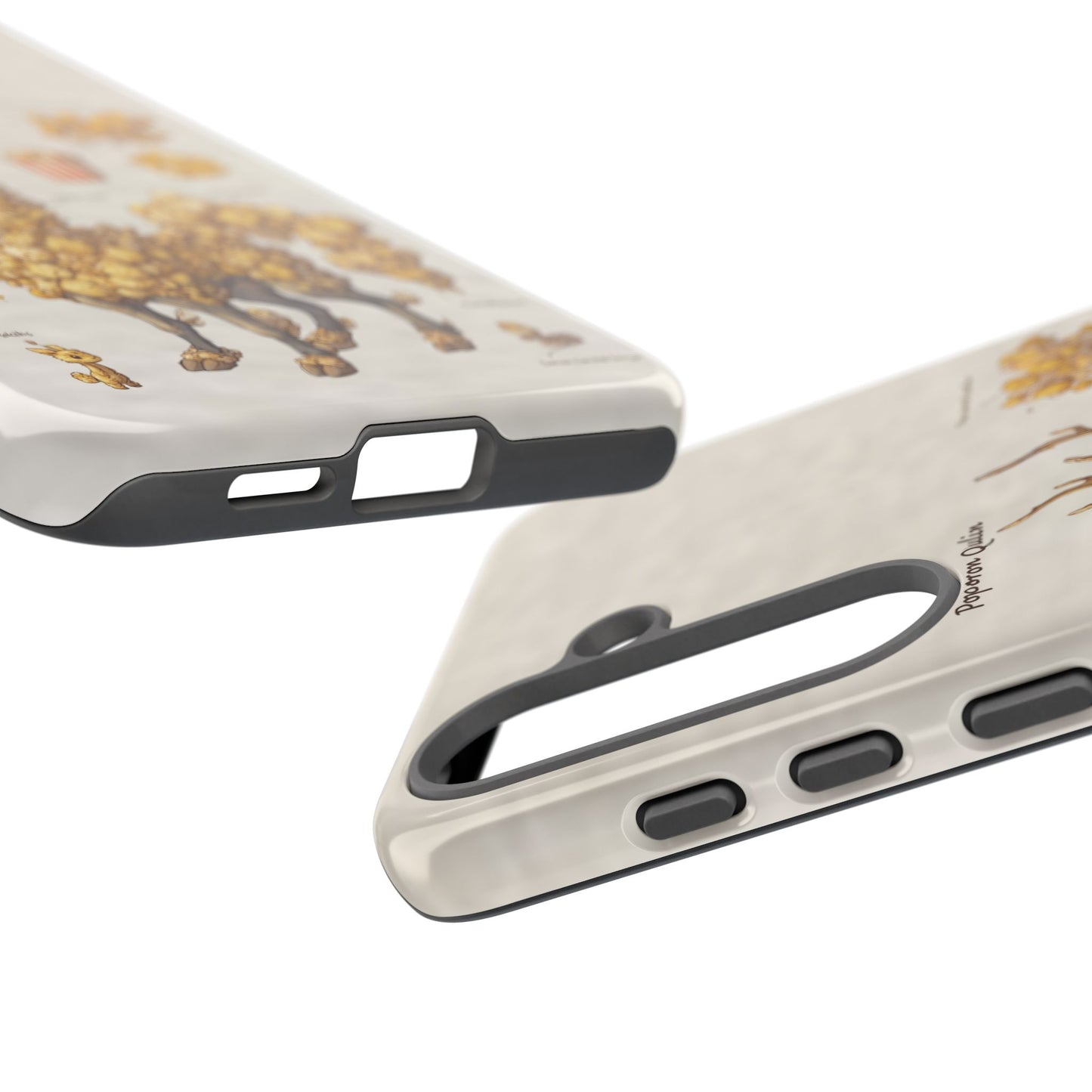 MOUMONS002 Popcorn Quill Phone Case — Cute Popcorn Creature Protective Cover