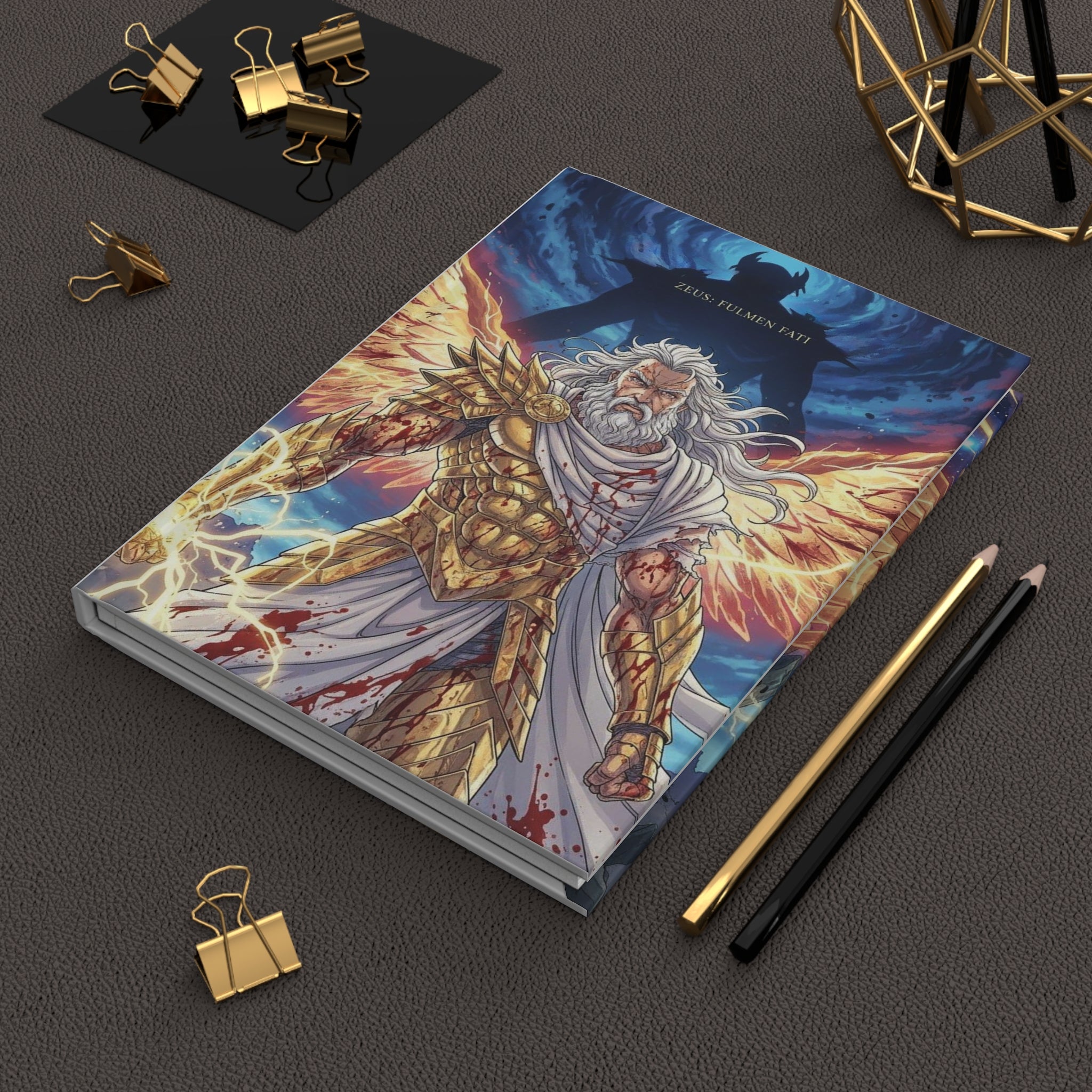 Cultural Anime God Hardcover Journal — Matte Gift Notebook