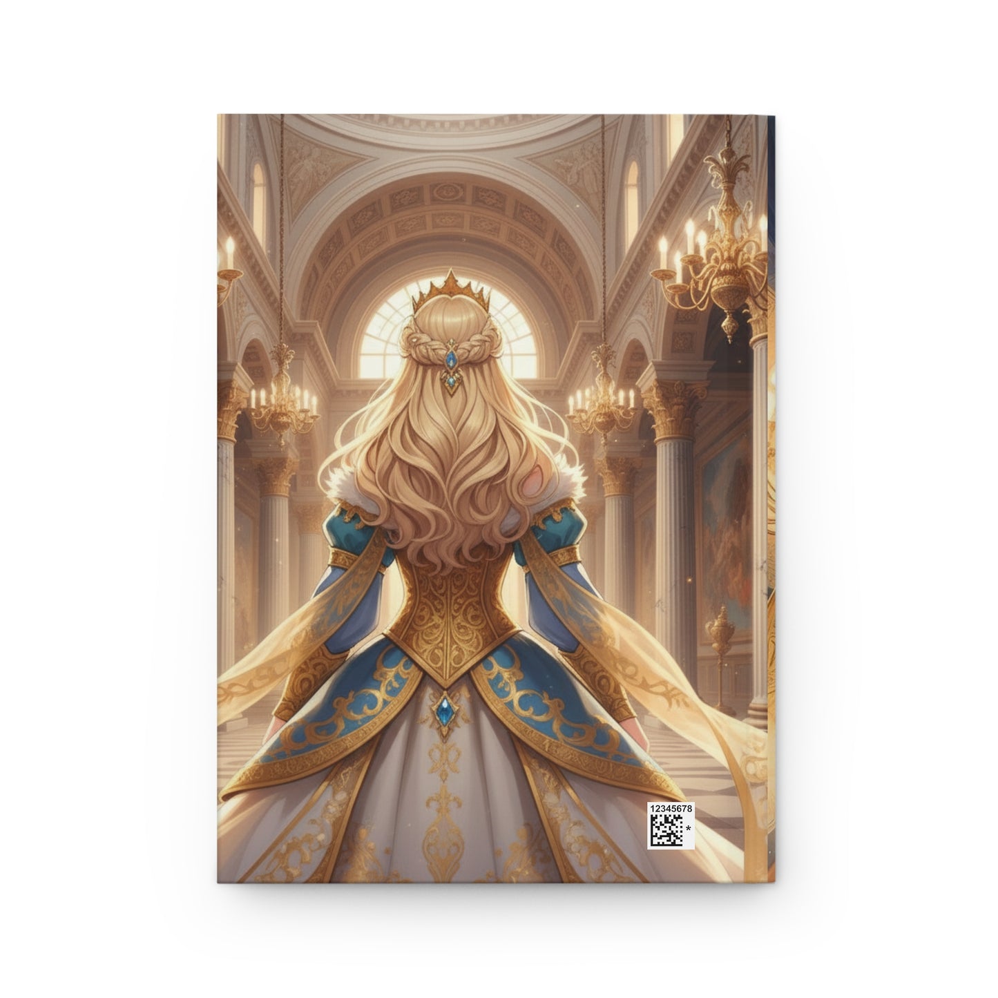 Athena God Anime Hardcover Journal — Mythology-Inspired Matte Notebook