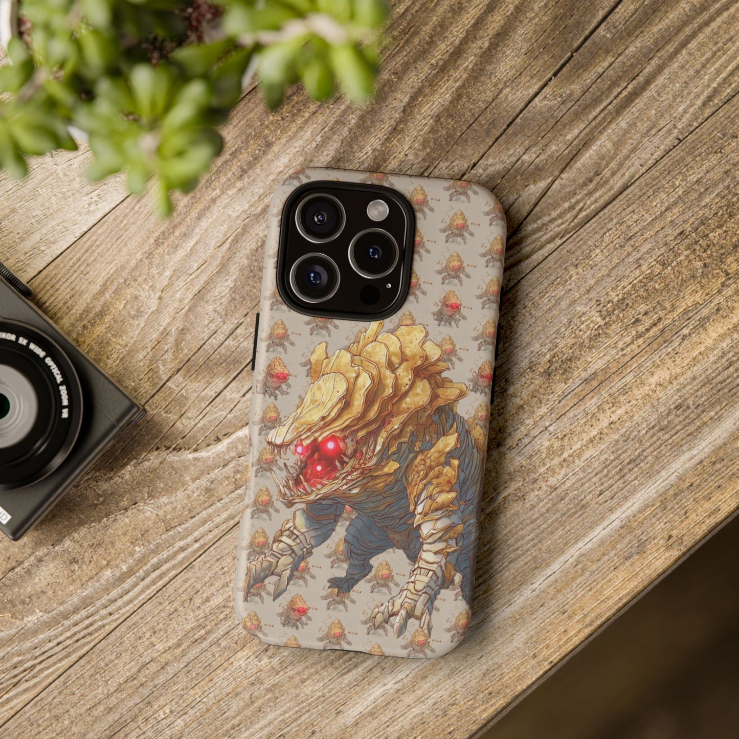 MOUMONS008 Phone Case — Gaming Beast with Red Eyes