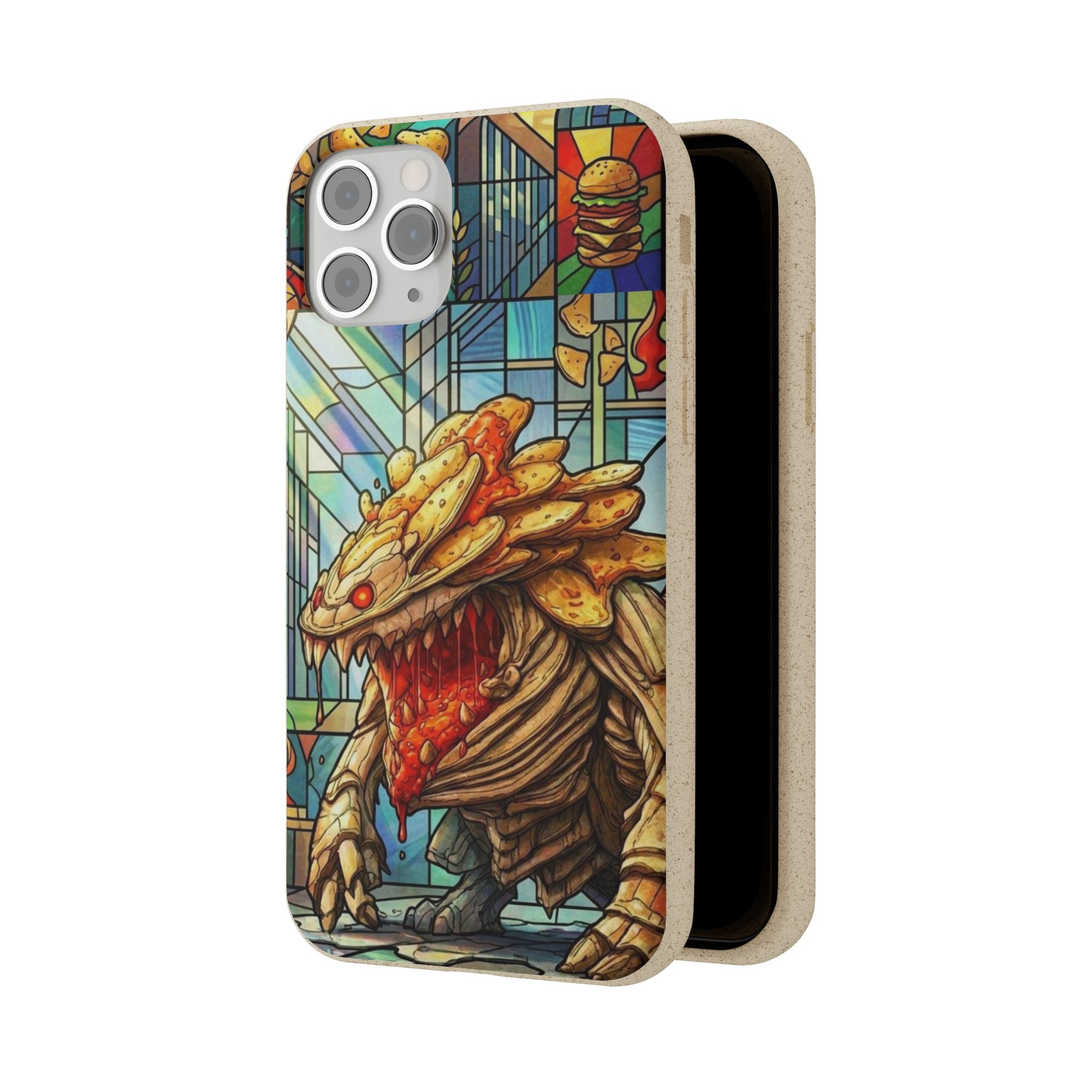 Special MOUMONS006 stained glass Biodegradable Phone Case