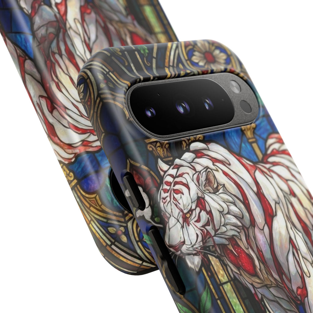 MOUMONS0011 special Stained Glass Phone Case — Protective Tough Case with Gothic Cathedral Design