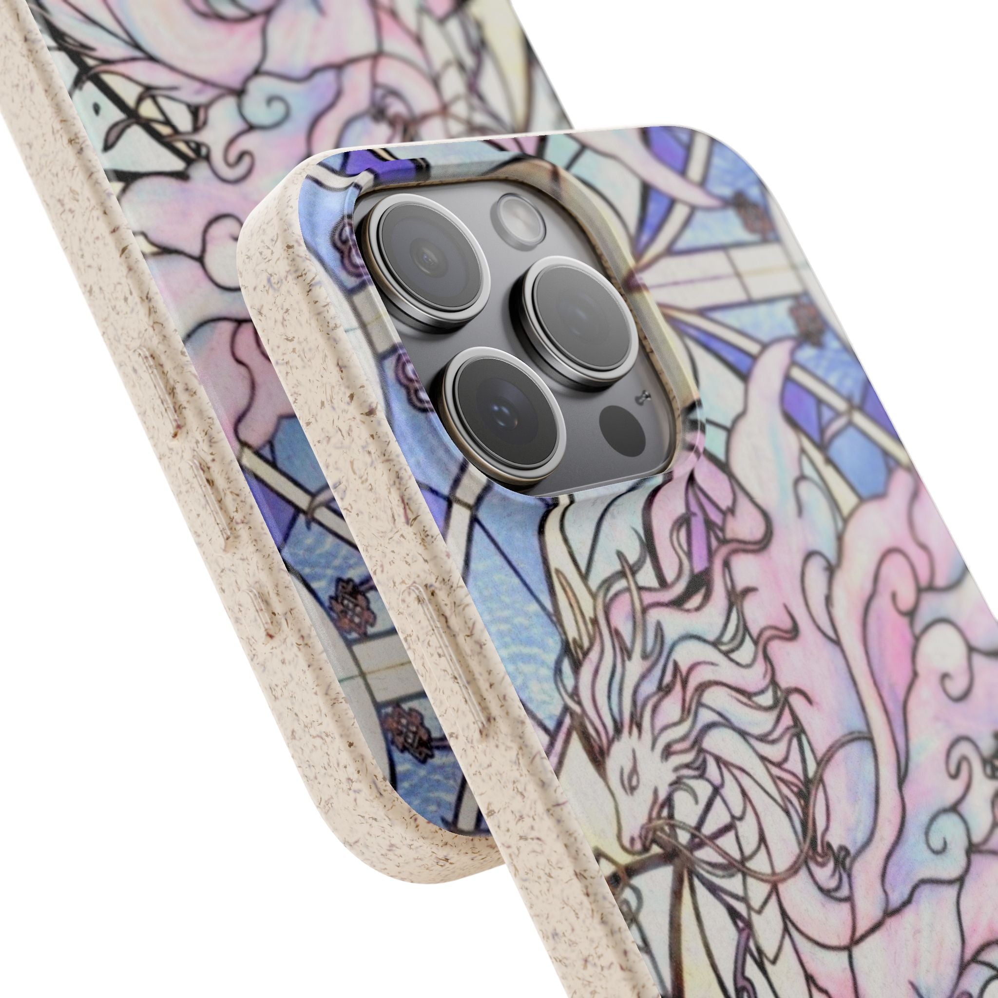 Special MOUMONS024 stained glass biodegradable Phone Case