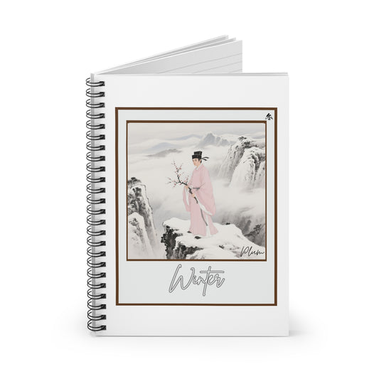 Winter-Themed Spiral Notebook - Perfect for Writers, Poets, and Art Lovers | Gifts for New Year, Christmas, or Birthdays, Journaling, School
