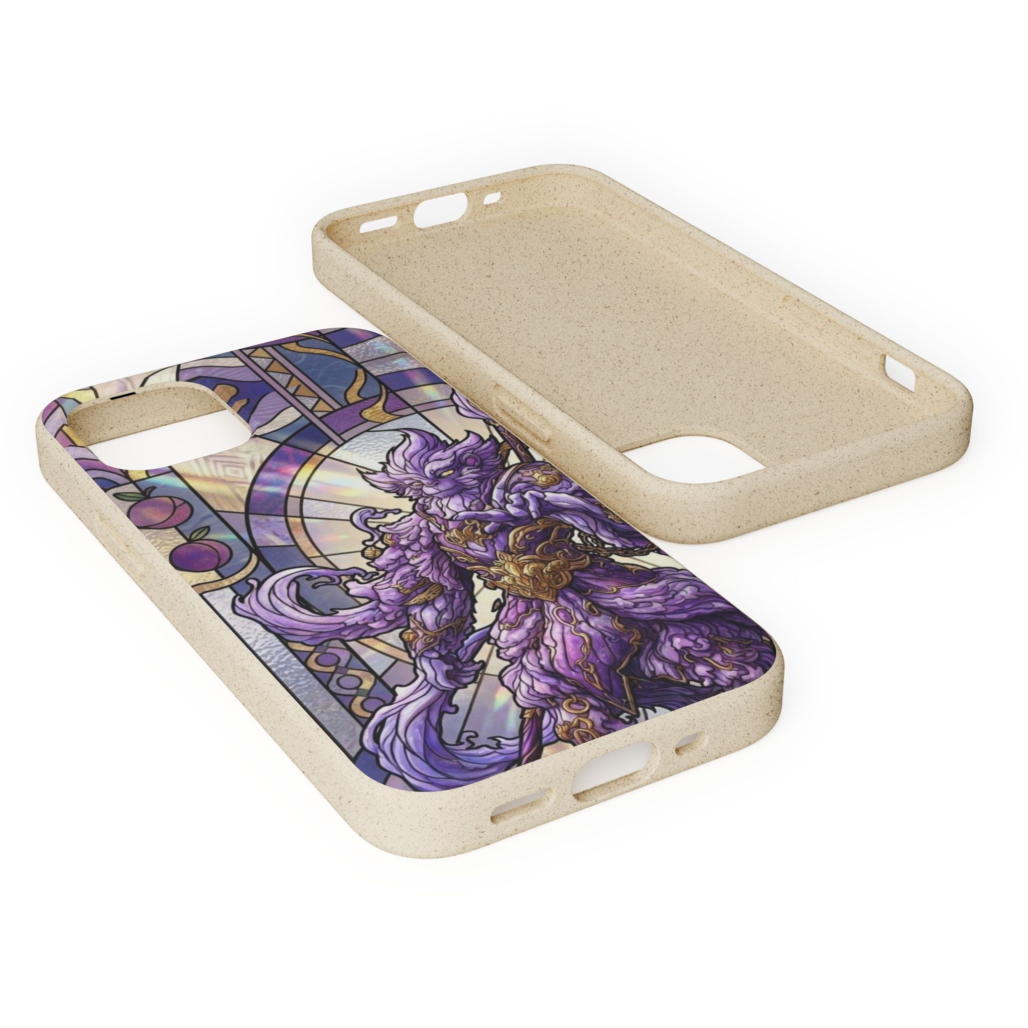 Special MOUMONS003 stained glass Biodegradable Phone Case