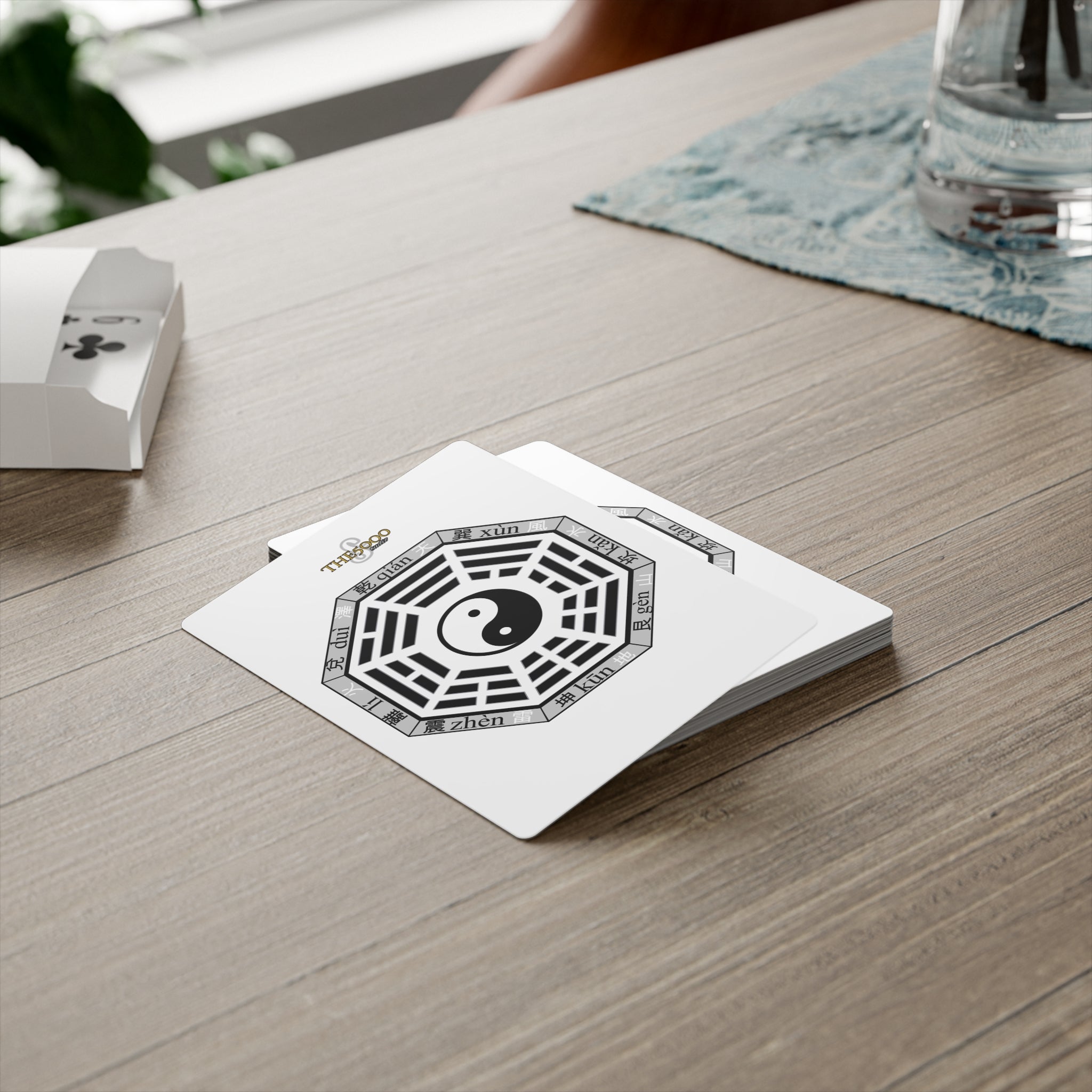 Elegant Poker Cards - Yin Yang & Ace of Spades Design