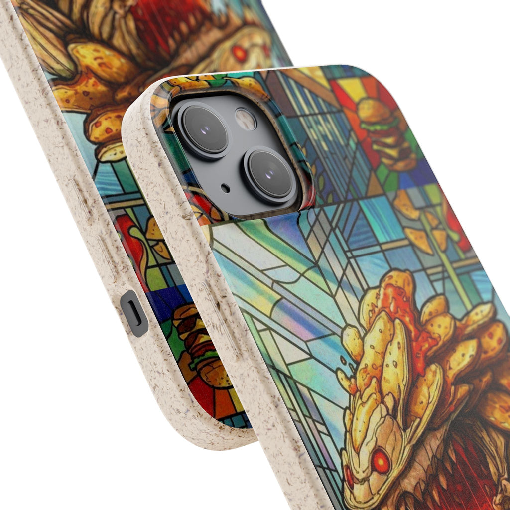 Special MOUMONS006 stained glass Biodegradable Phone Case