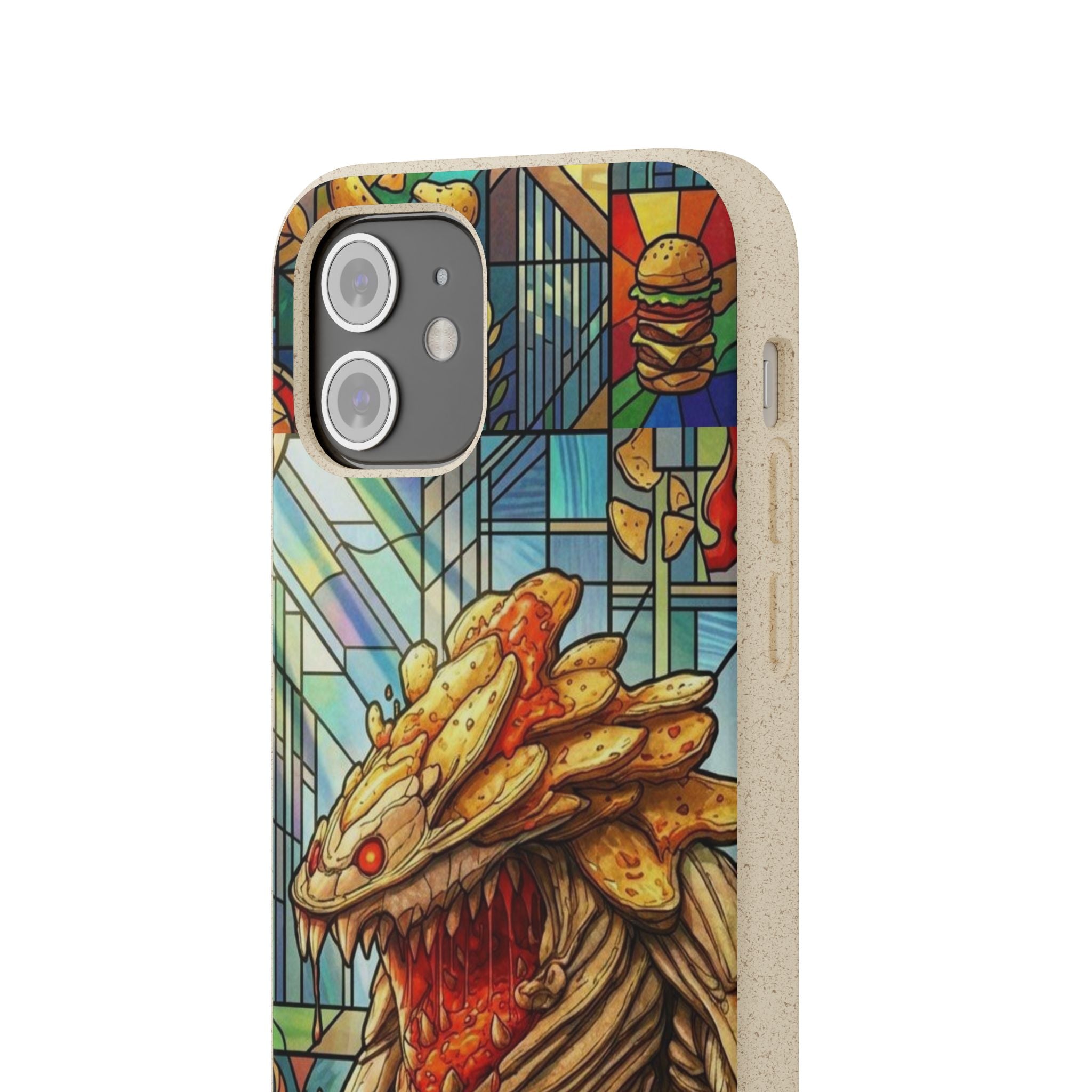 Special MOUMONS006 stained glass Biodegradable Phone Case