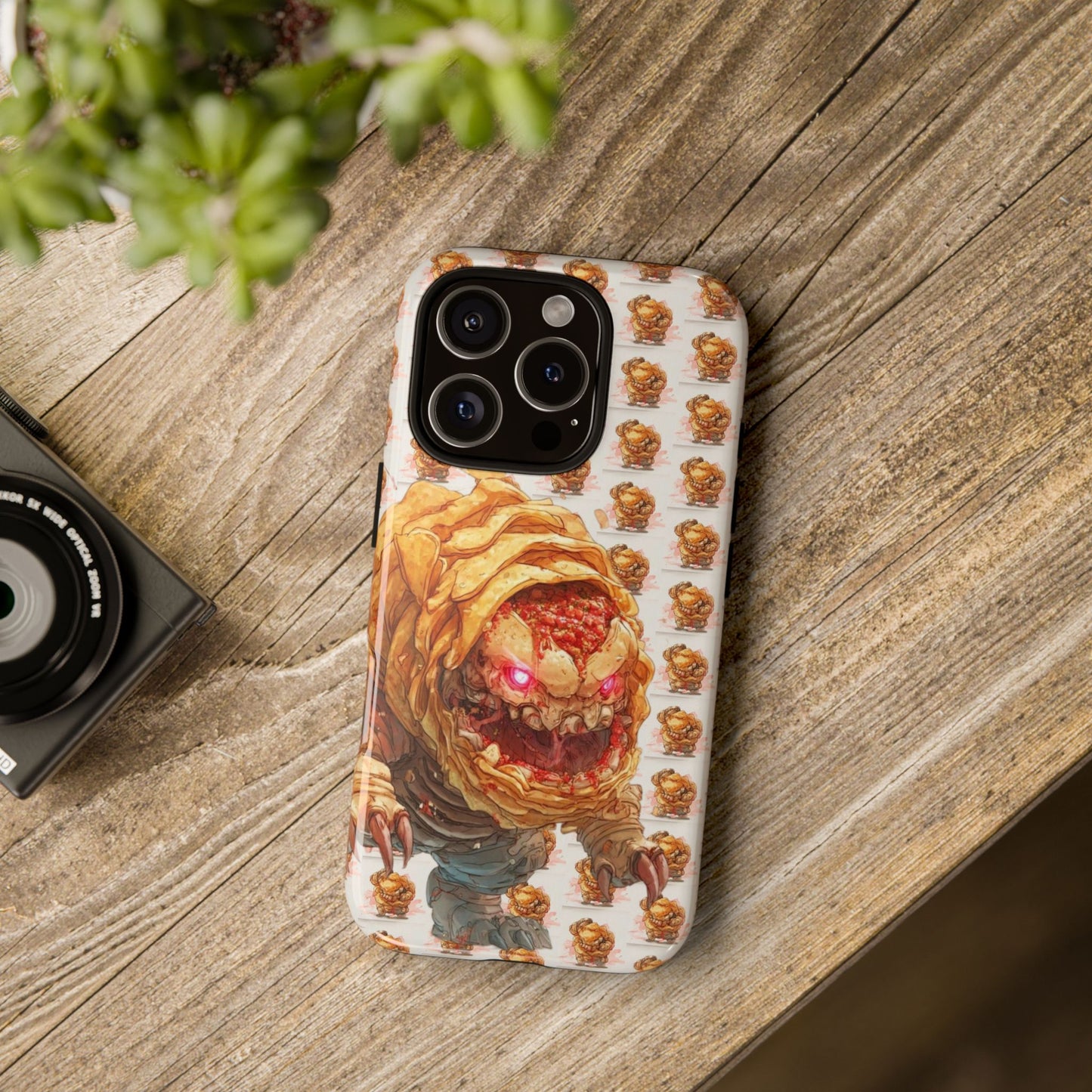 MOUMONS007 Phone Case — Durable Protective iPhone Cover with Creepy Art