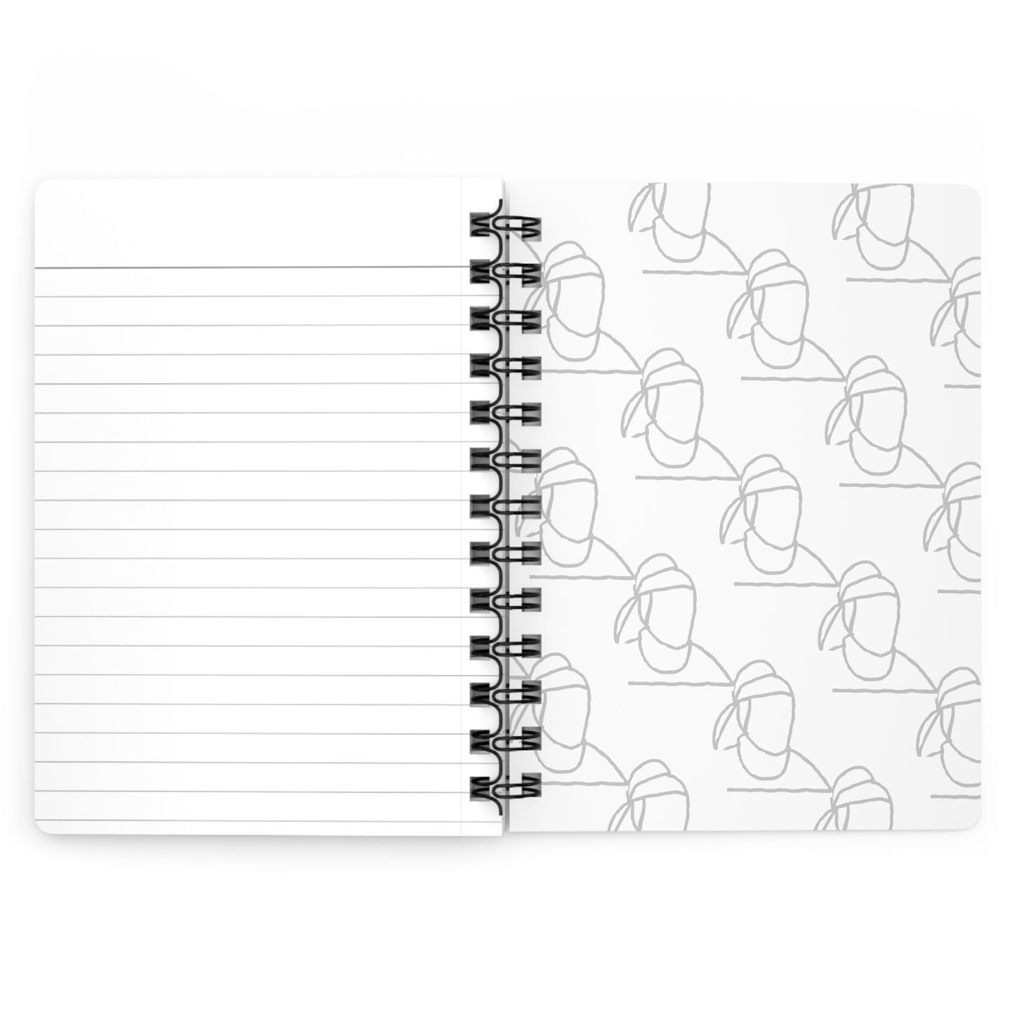 Spiral Bound Journal with Terracotta Warriors Design, Sketchbook, Gift for Artists, Traveler's Notebook, Creative Writing Diary, [...]