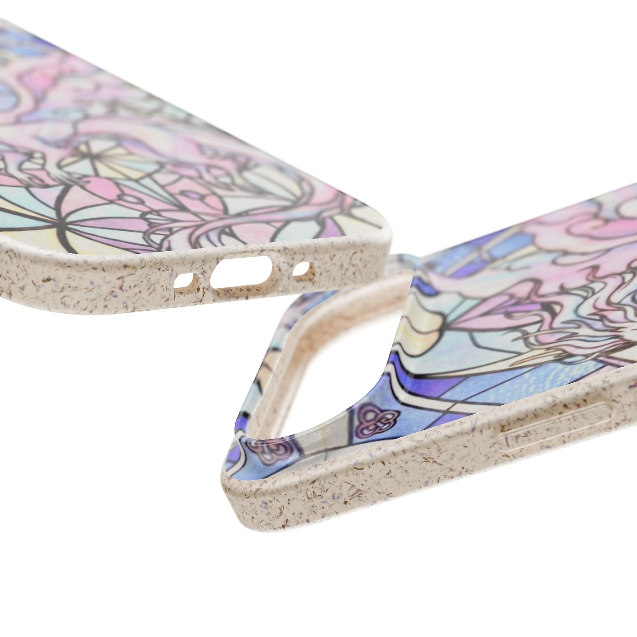 Special MOUMONS024 stained glass biodegradable Phone Case