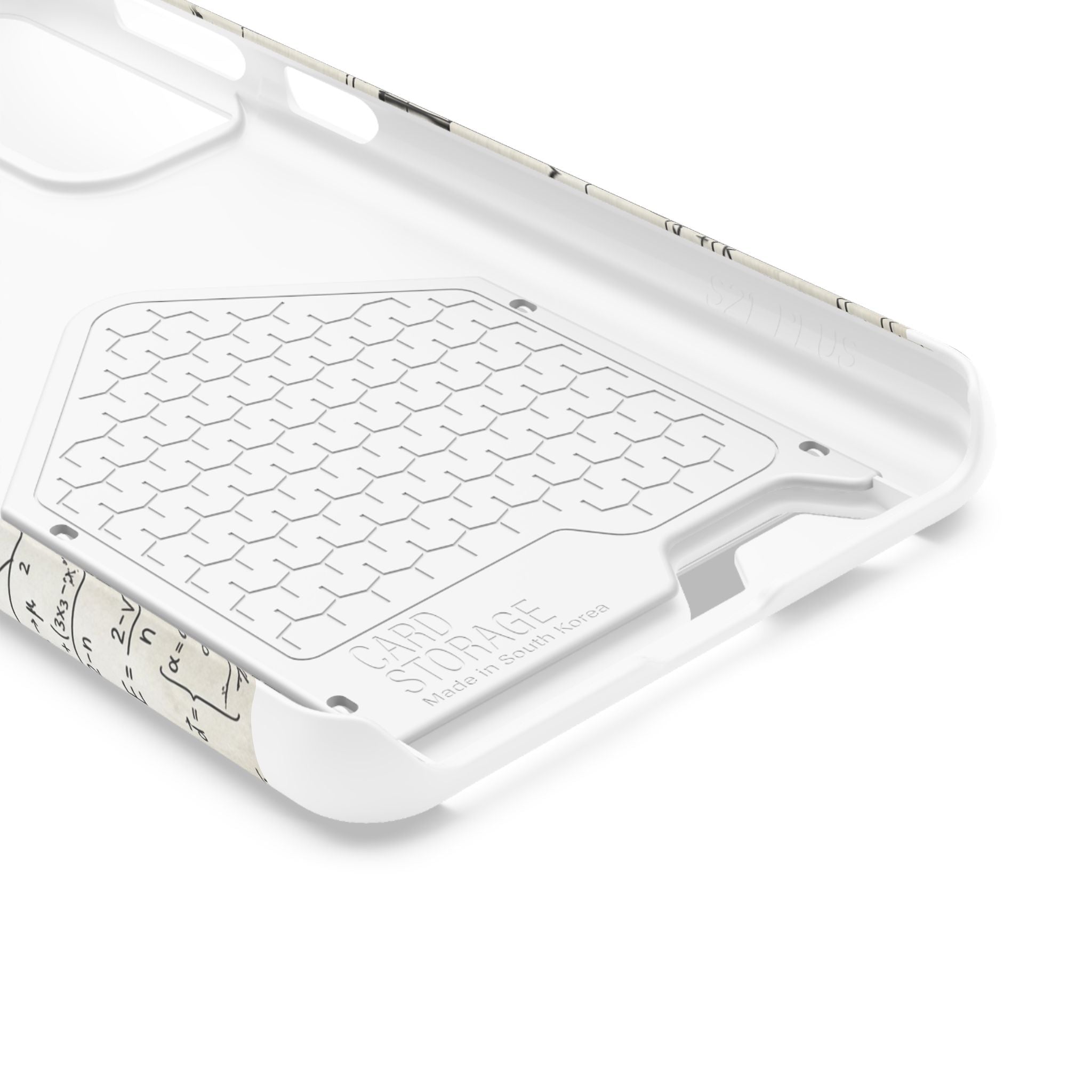 A001 Math Formula Phone Card Case — Scientific Equations Card Holder Phone Case