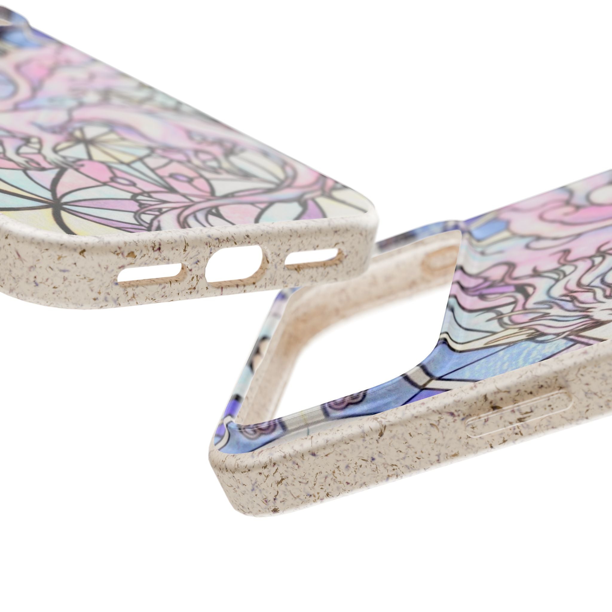 Special MOUMONS024 stained glass biodegradable Phone Case