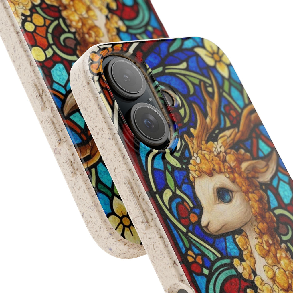 Special MOUMONS001 stained glass Biodegradable Phone Case