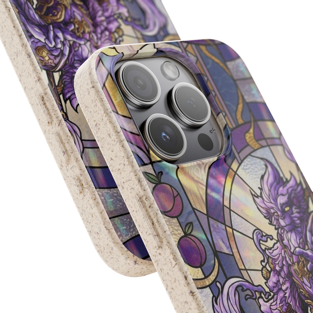 Special MOUMONS003 stained glass Biodegradable Phone Case