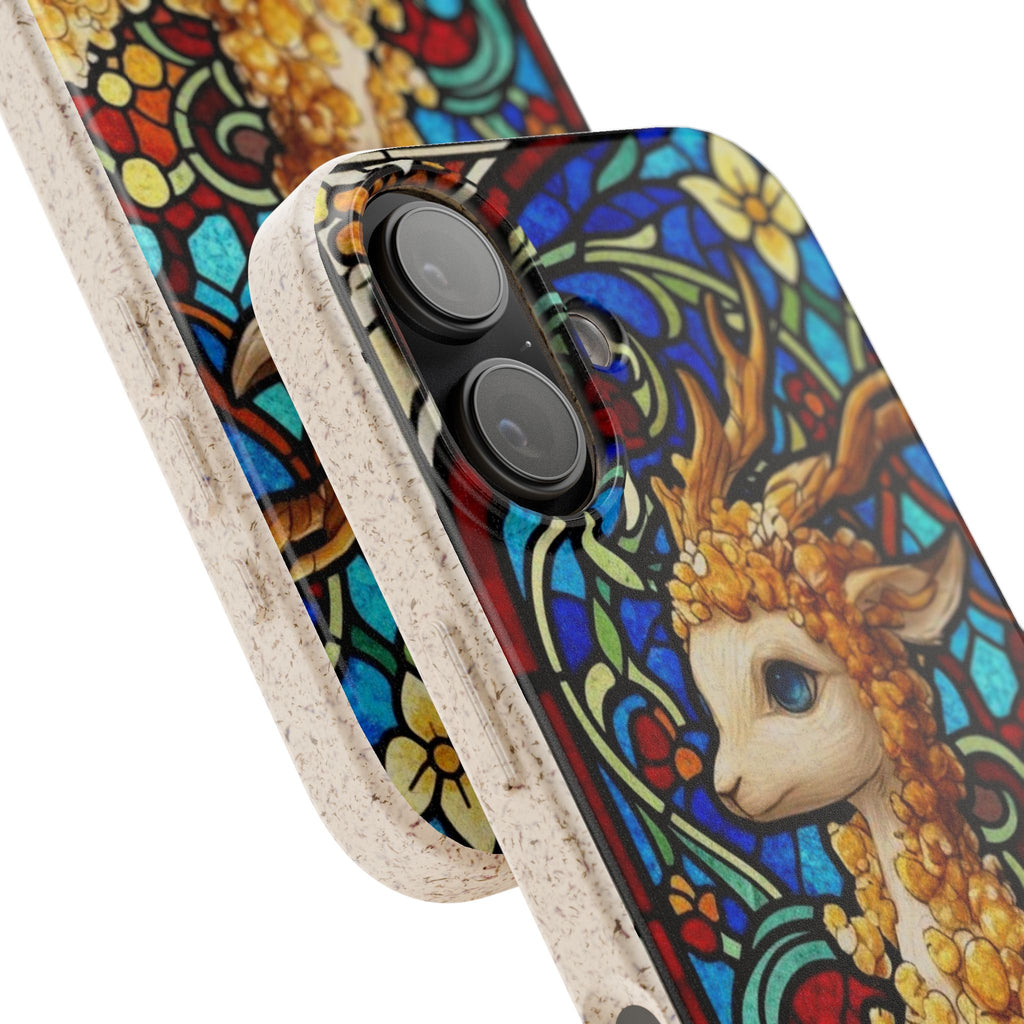 Special MOUMONS001 stained glass Biodegradable Phone Case